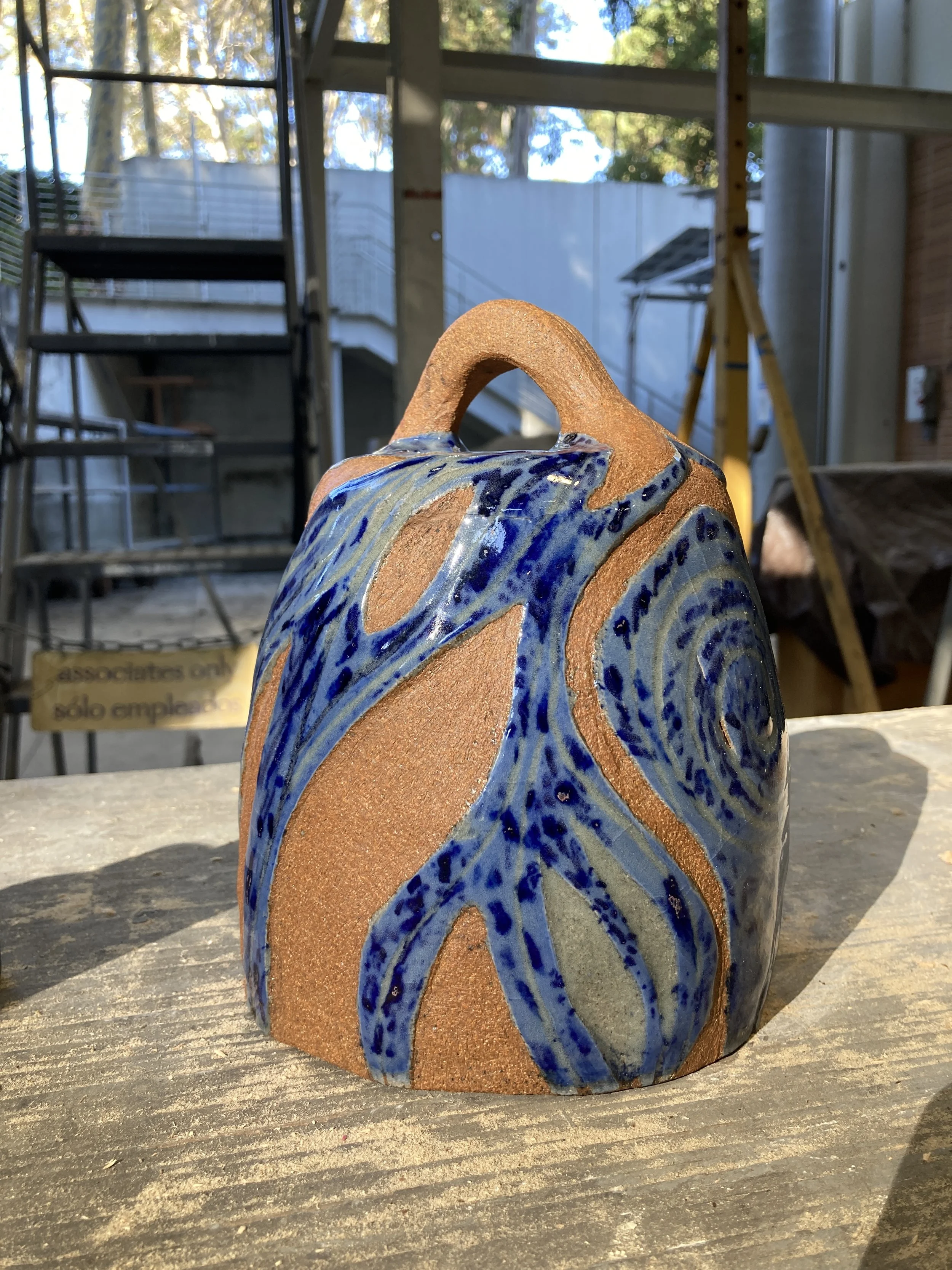 Bells, dimensions variable, glazed ceramic, 2024