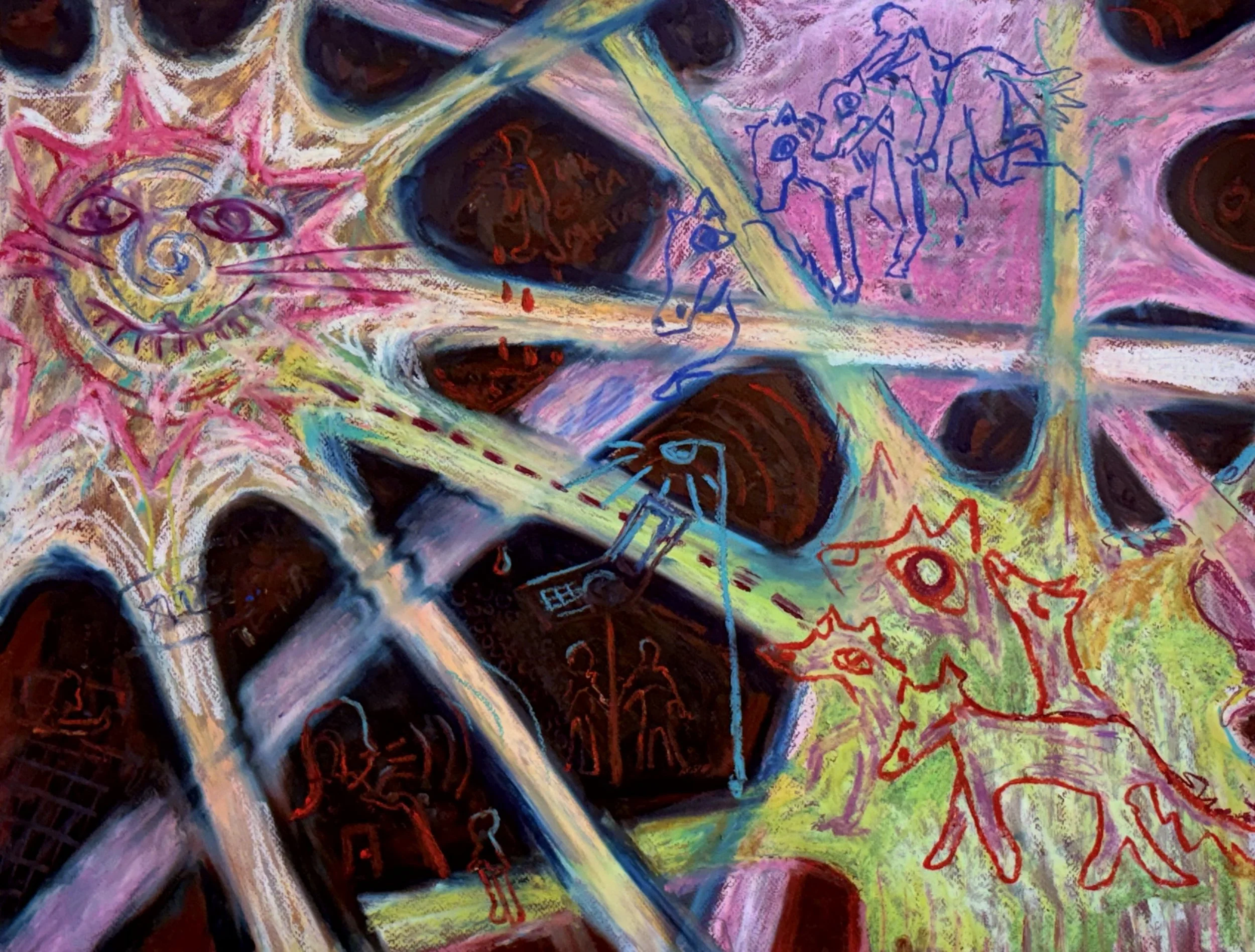 Untitled, 19.75 x 25 inches, oil on paper, 2025