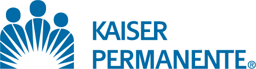 Kaiser Permanente logo with three blue stylized human figures above the name.