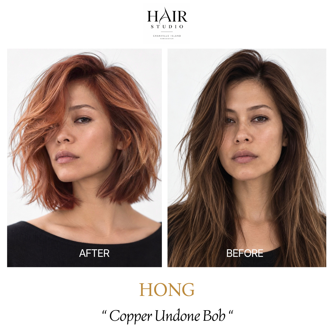 HONG - "Copper Undone Bob Hair"