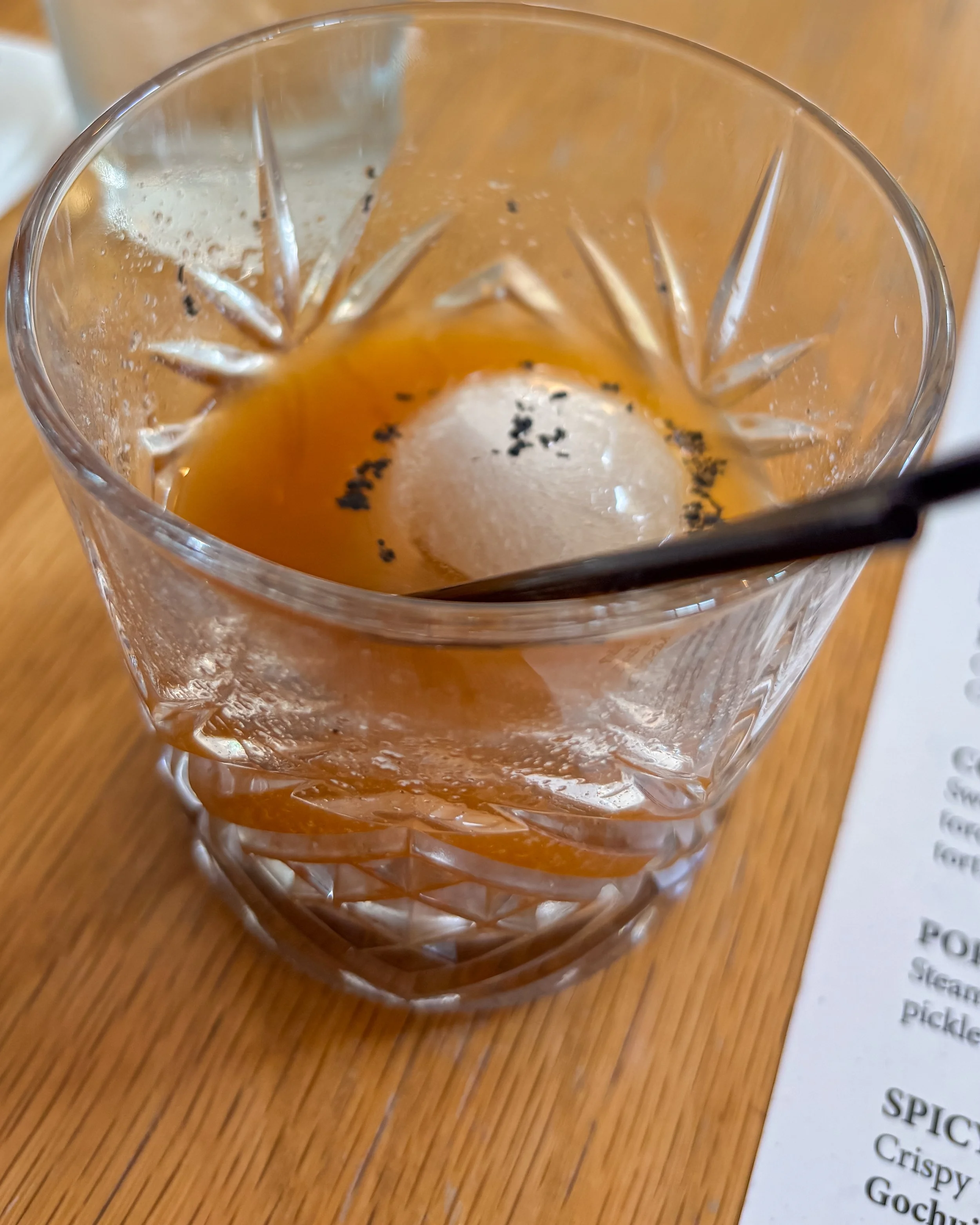 Black Sesame Seed Old Fashion
