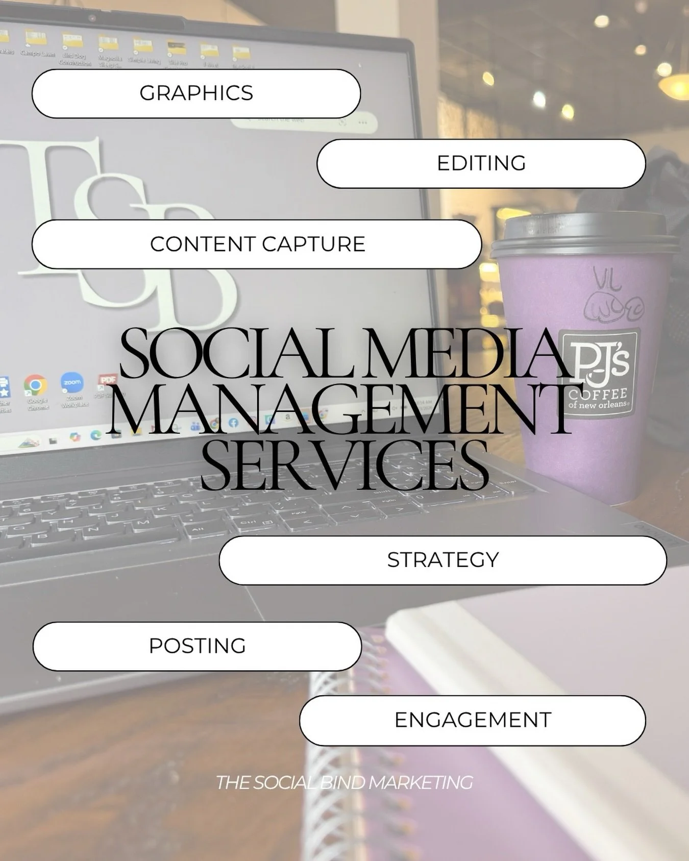 Social media management is not one size fits all. 

One client doesn&rsquo;t want to worry about his social media at all. I&rsquo;m over content, posting, strategy, ad&rsquo;s, and website management. 

One client wants me to run everything, but she 