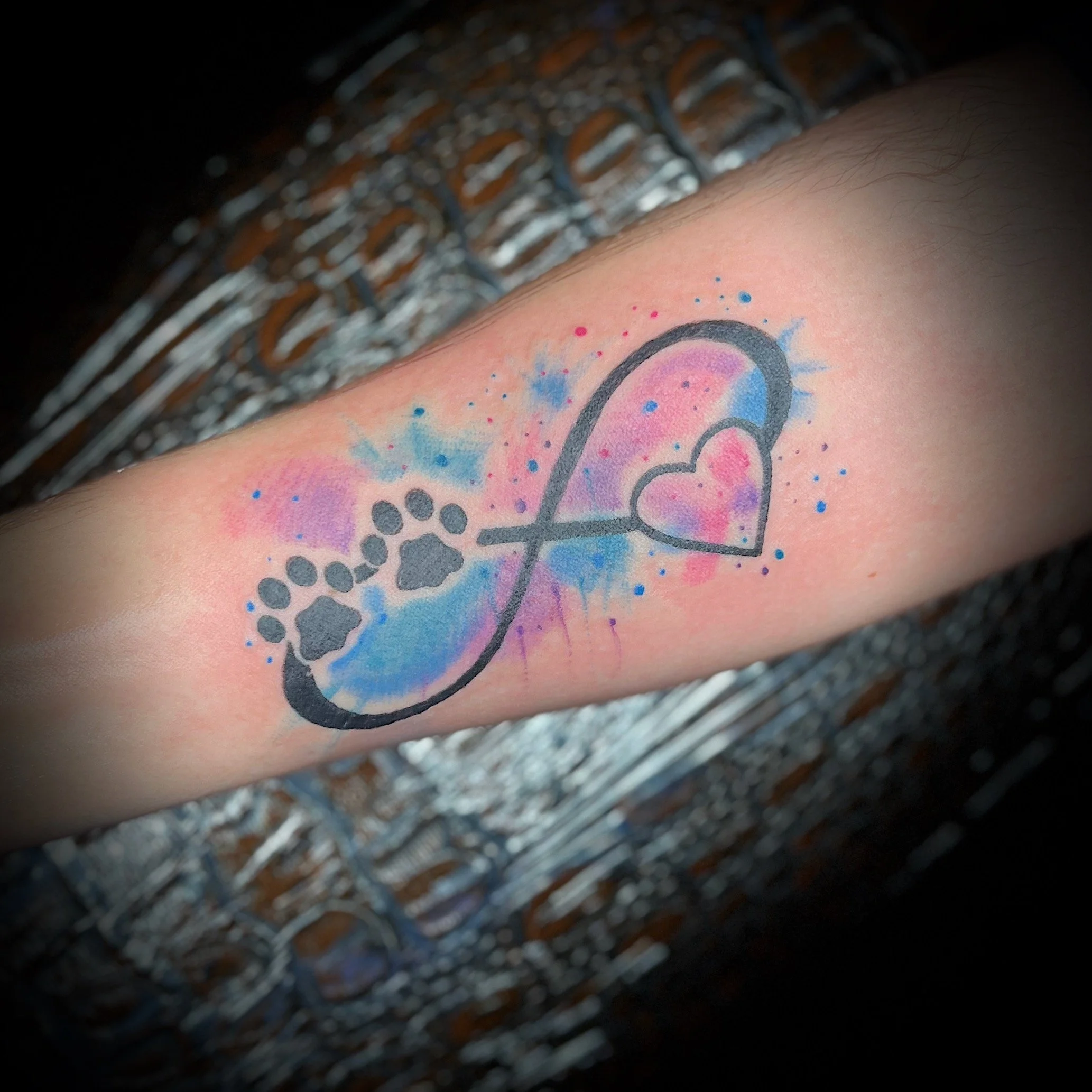 Water color, forearm