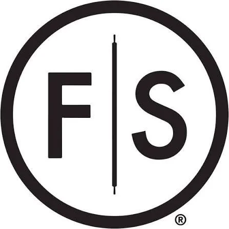 F/S logo with a vertical line dividing the letters F and S, enclosed in a circle.