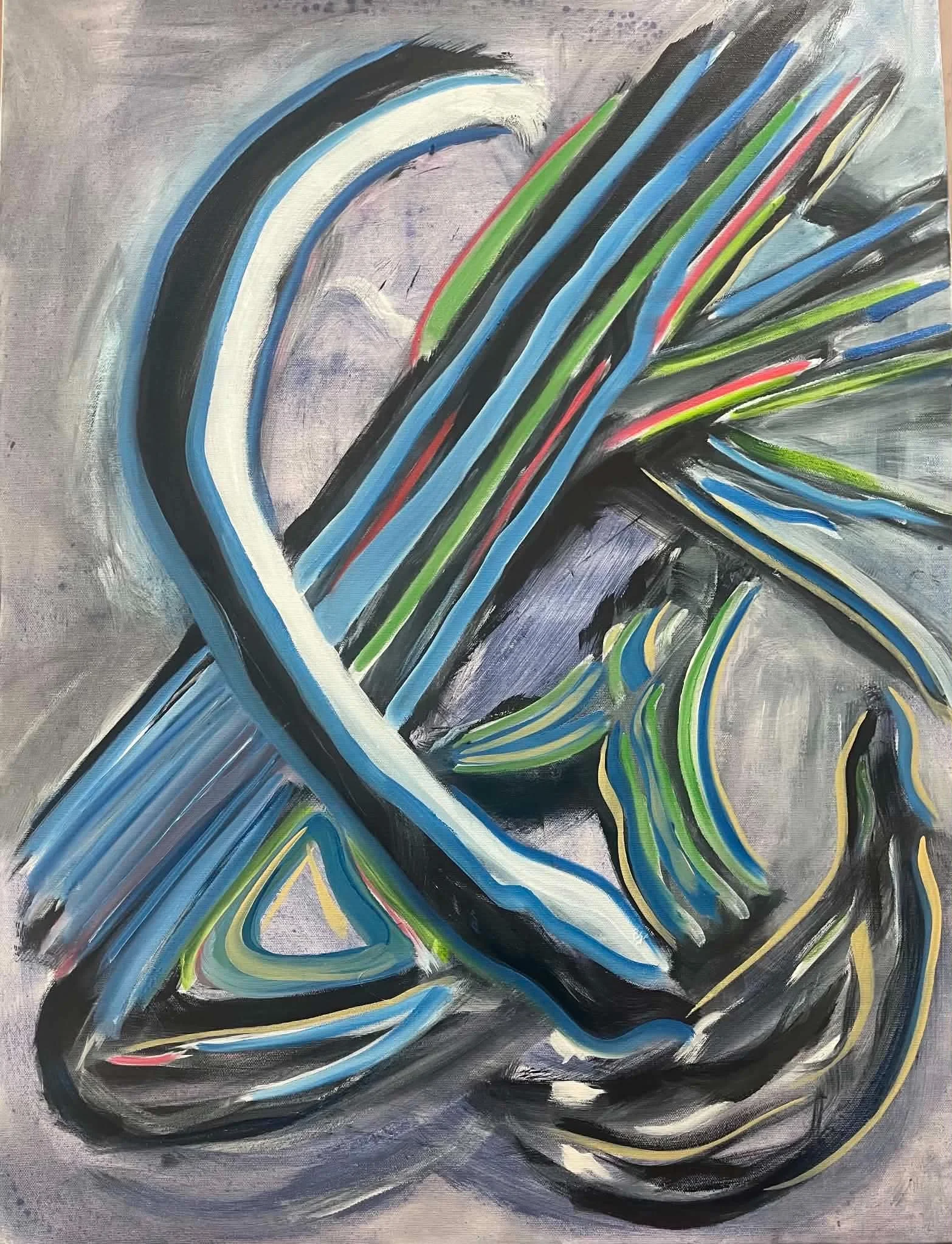 Data Steam by James Kenton Pierce, oil on linen, 24 by 36 inches.
