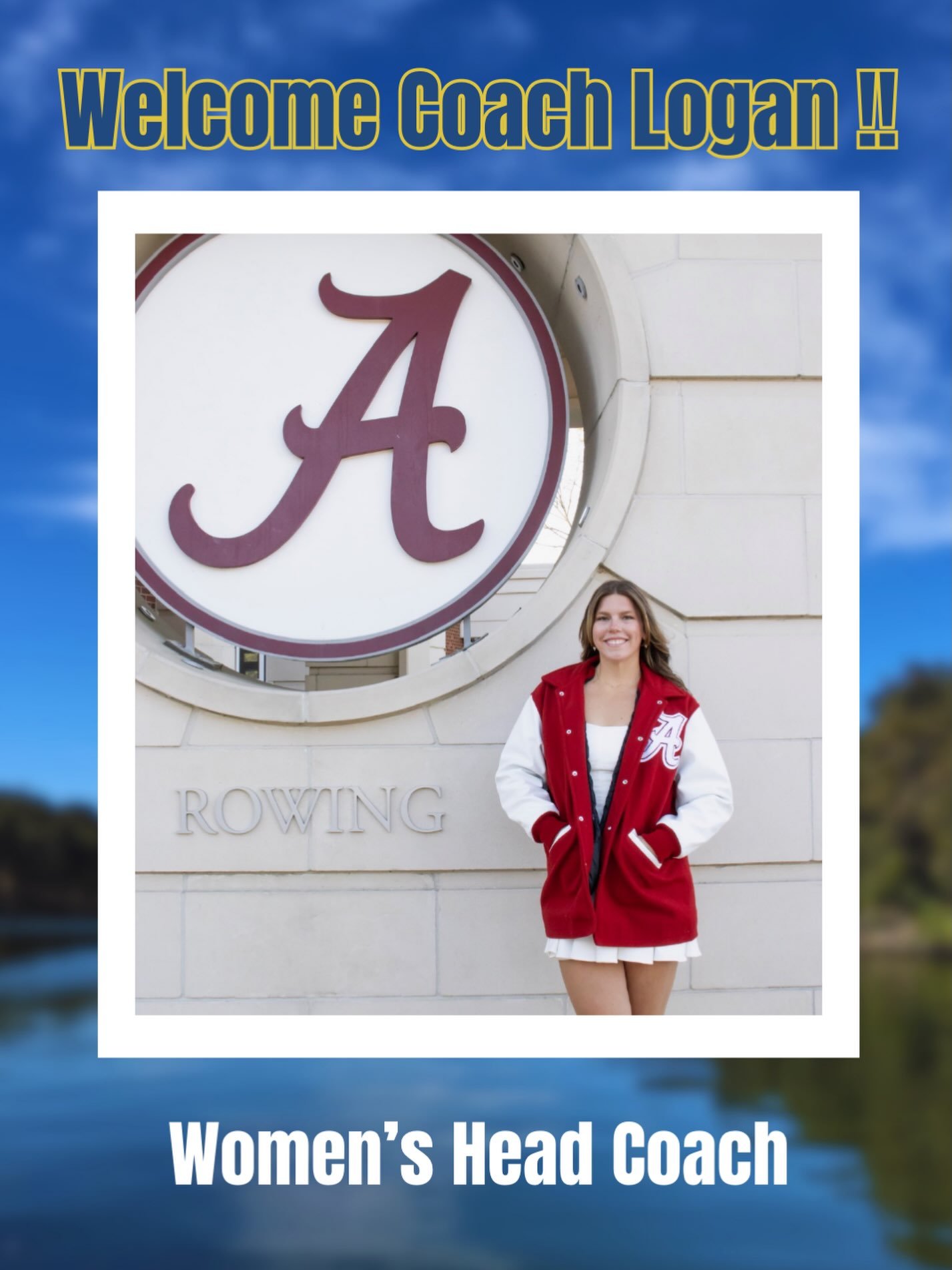 We&rsquo;re so excited to welcome in @coach.loganpresho to the Aggie family!! She started her rowing career in Southern California and transferred to row Division I at the University of Alabama. She&rsquo;s proud of her roll tide roots and excited to