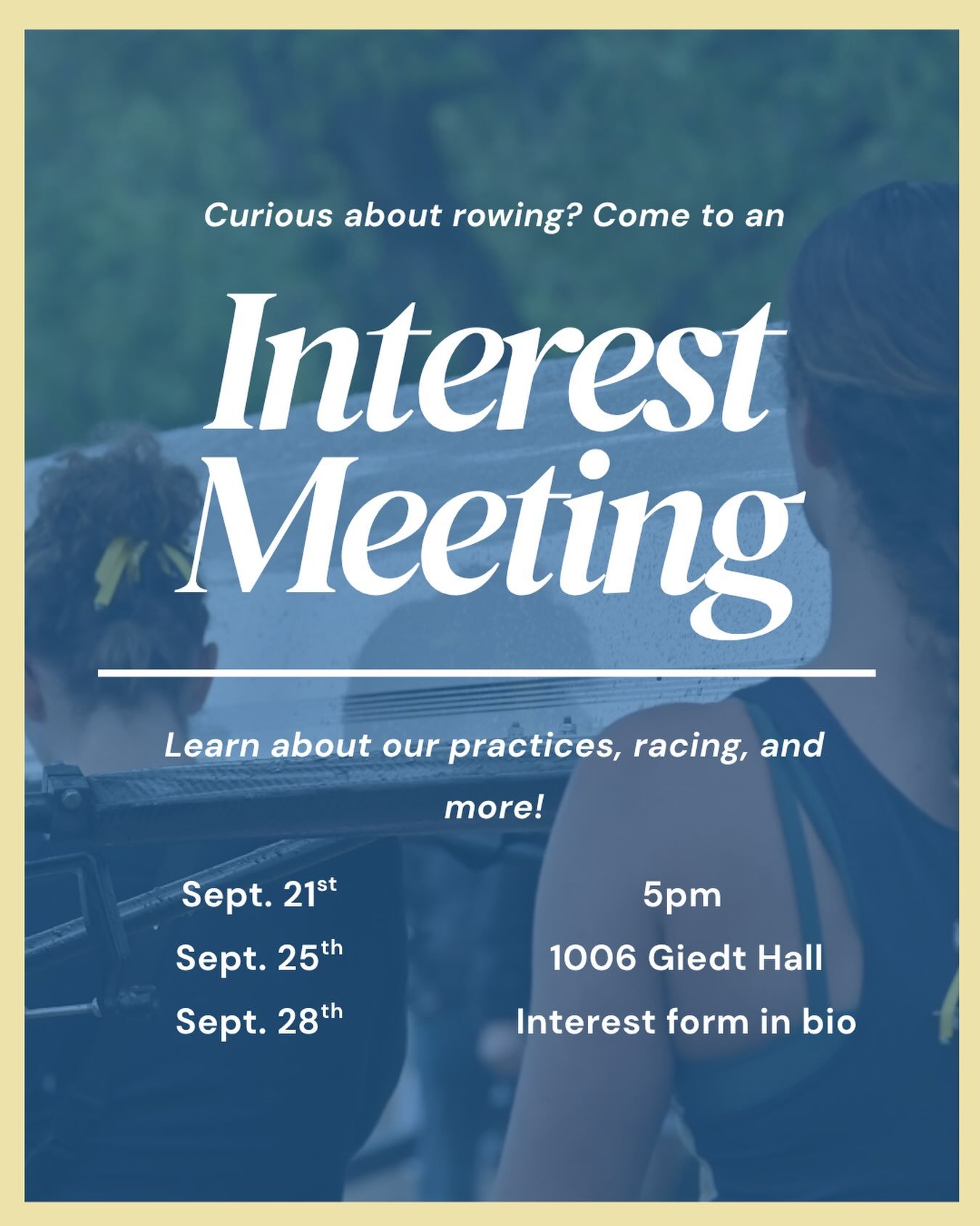 Our first interest meeting is tomorrow, September 21st, at 5pm!! Stop by if you&rsquo;re curious about joining the team and make sure to fill out our interest form!