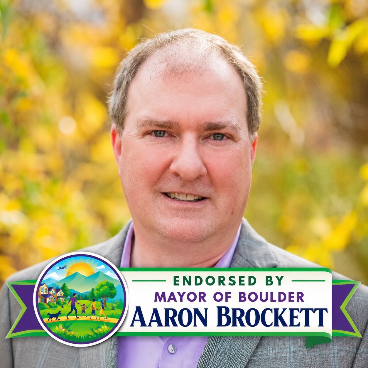 I&rsquo;m incredibly honored and grateful to have the endorsement of Boulder Mayor @aaronbrockett12 .

Aaron has spent more than a decade serving the Boulder community, working across community boundaries on issues including housing, transportation, 