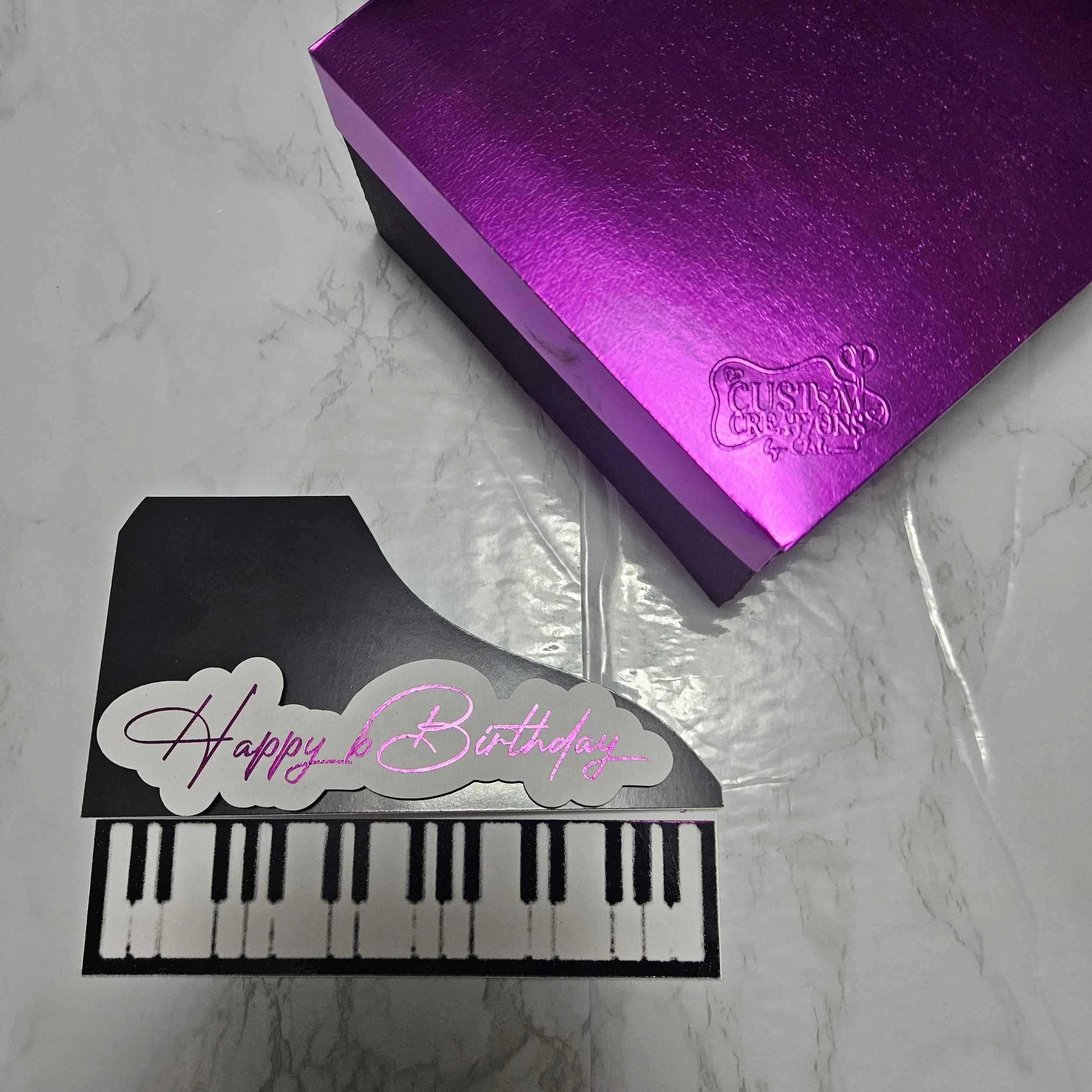 When the gift is an "emotional support Prince" for a musician, this card is a no brainer!

#CustomStationery
#CustomMade
#HandmadeGift
#HandmadeWithLove
#Handcrafted
