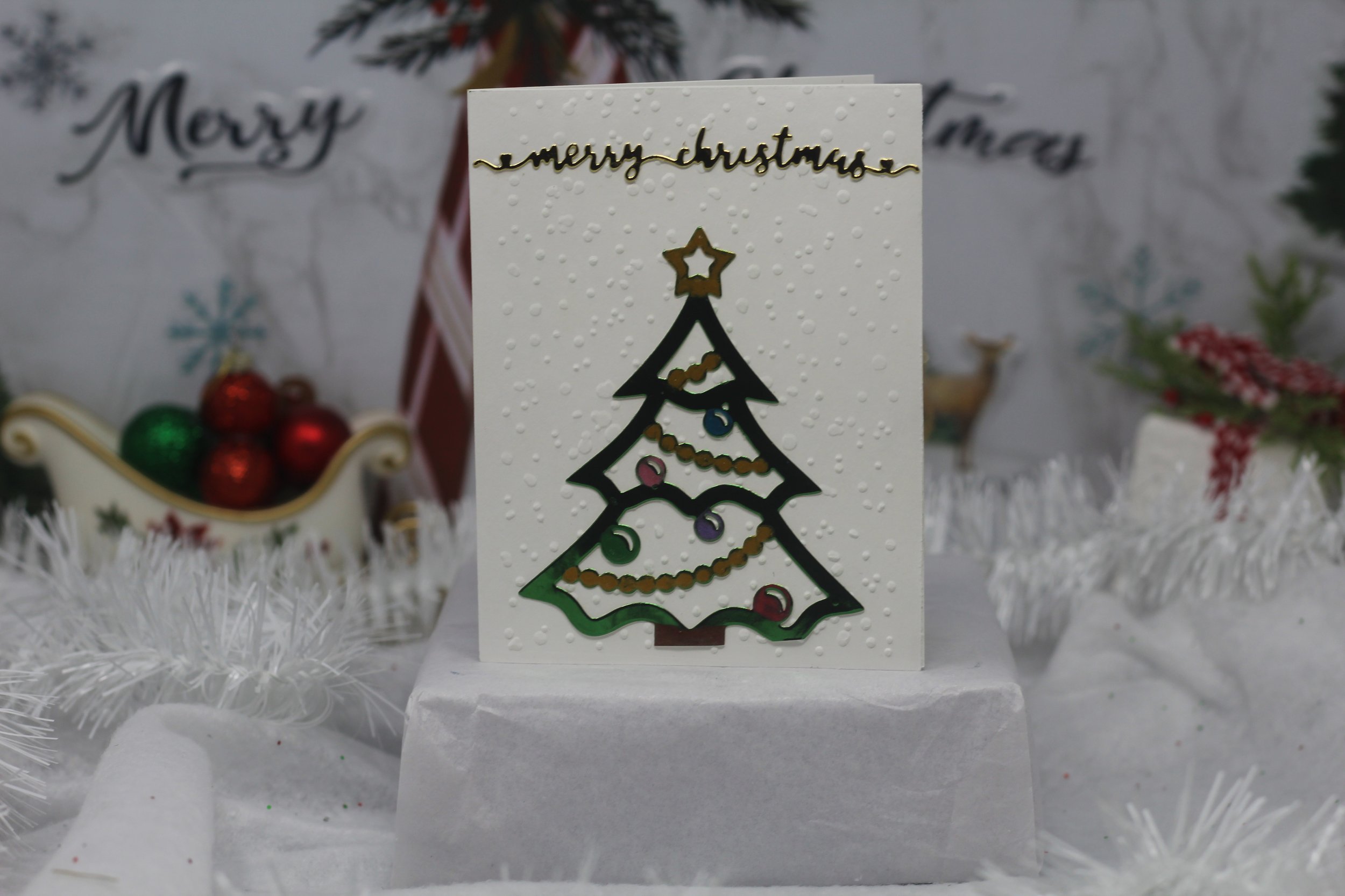 Merry Christmas Tree Card