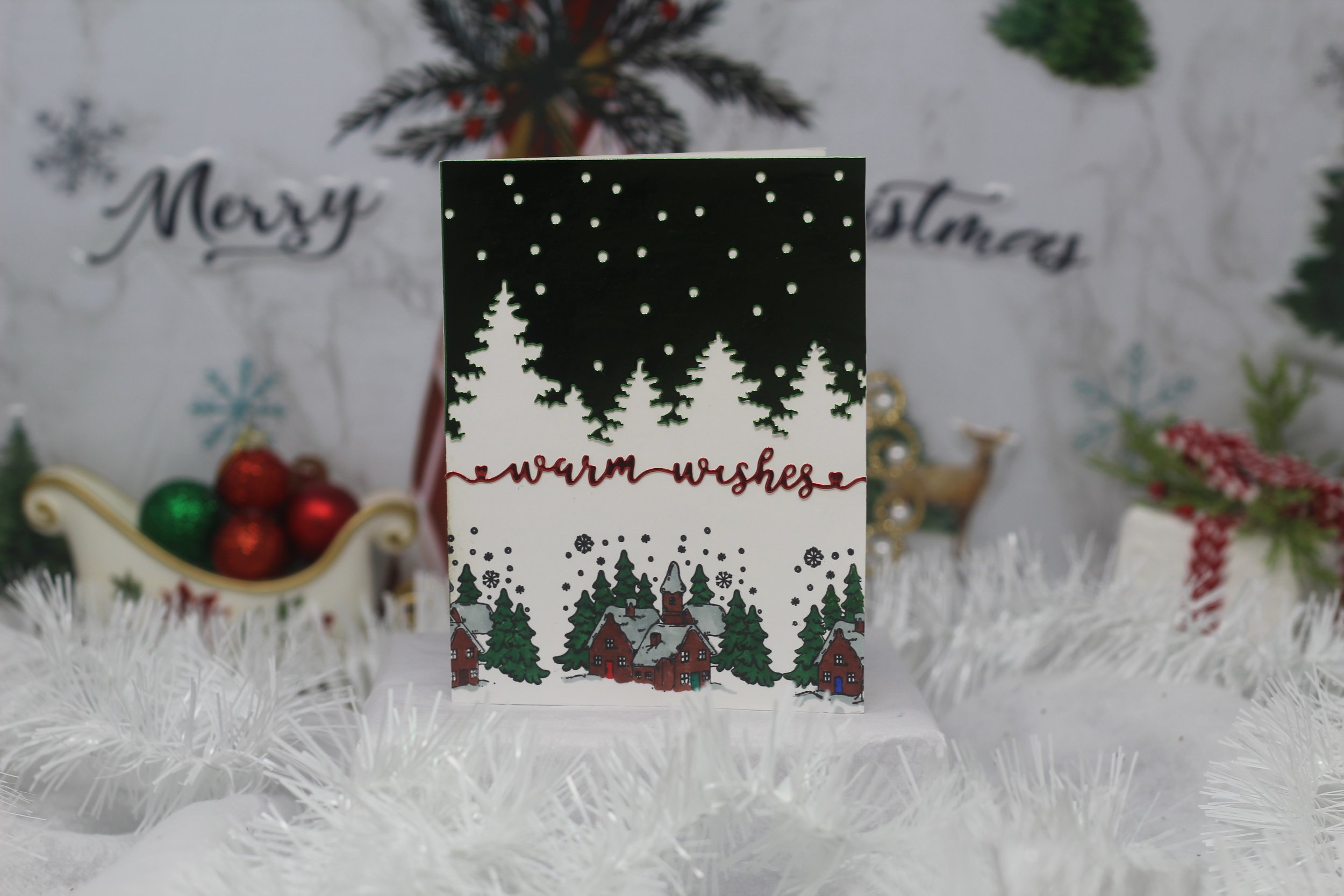 Warm Wishes Christmas Card