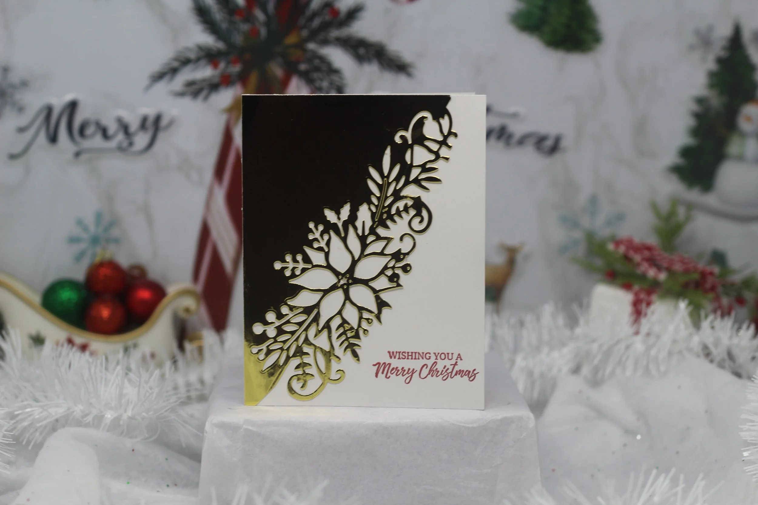 Warm Wishes - Gold Flowers