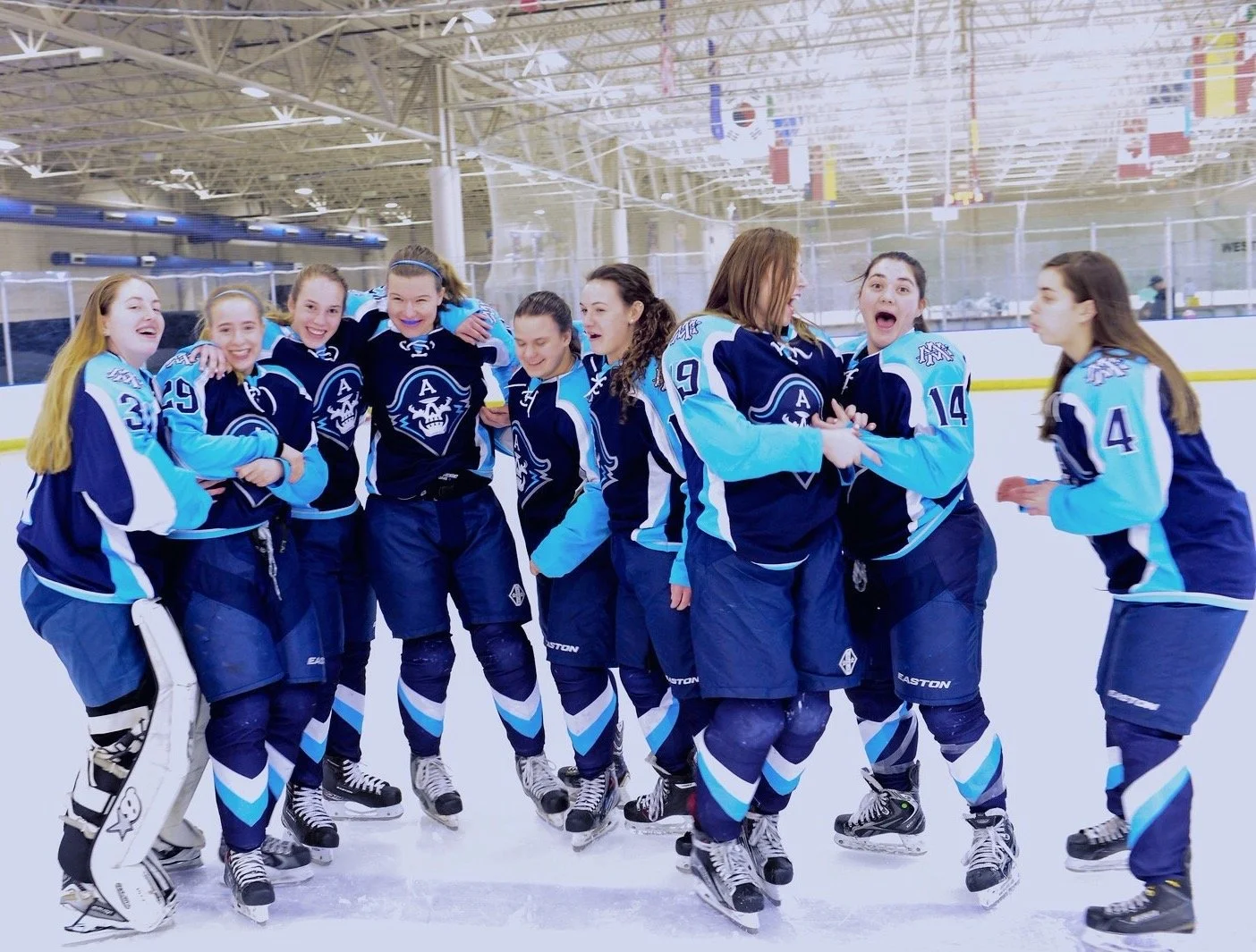 Group Photo of Hockey Players