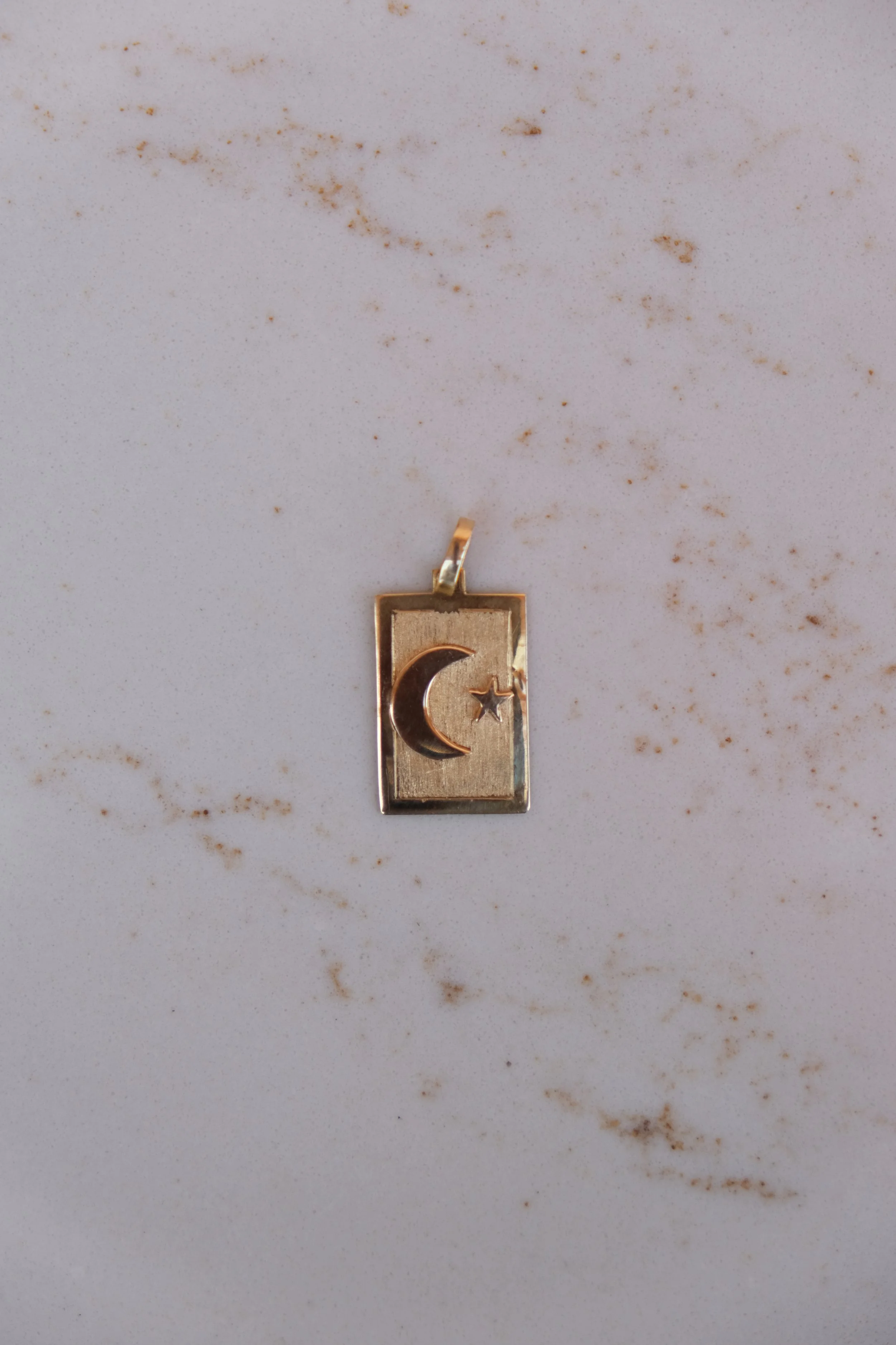 Crescent Moon & Star Pendant