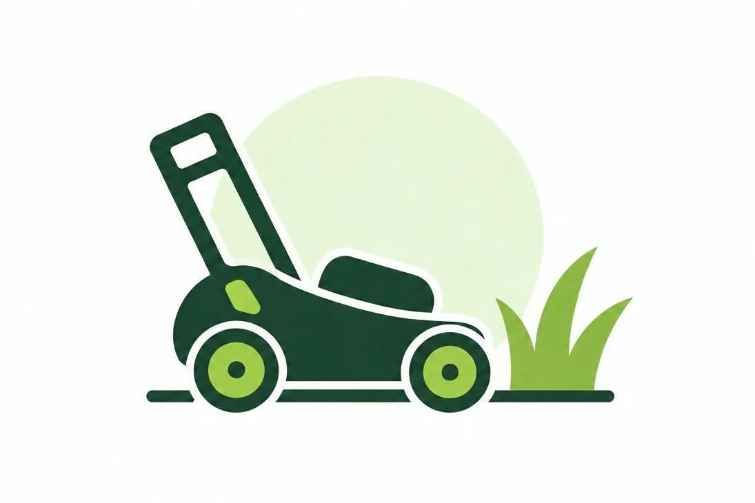 Freshly mowed backyard lawn by Eastern Garden & Property Services