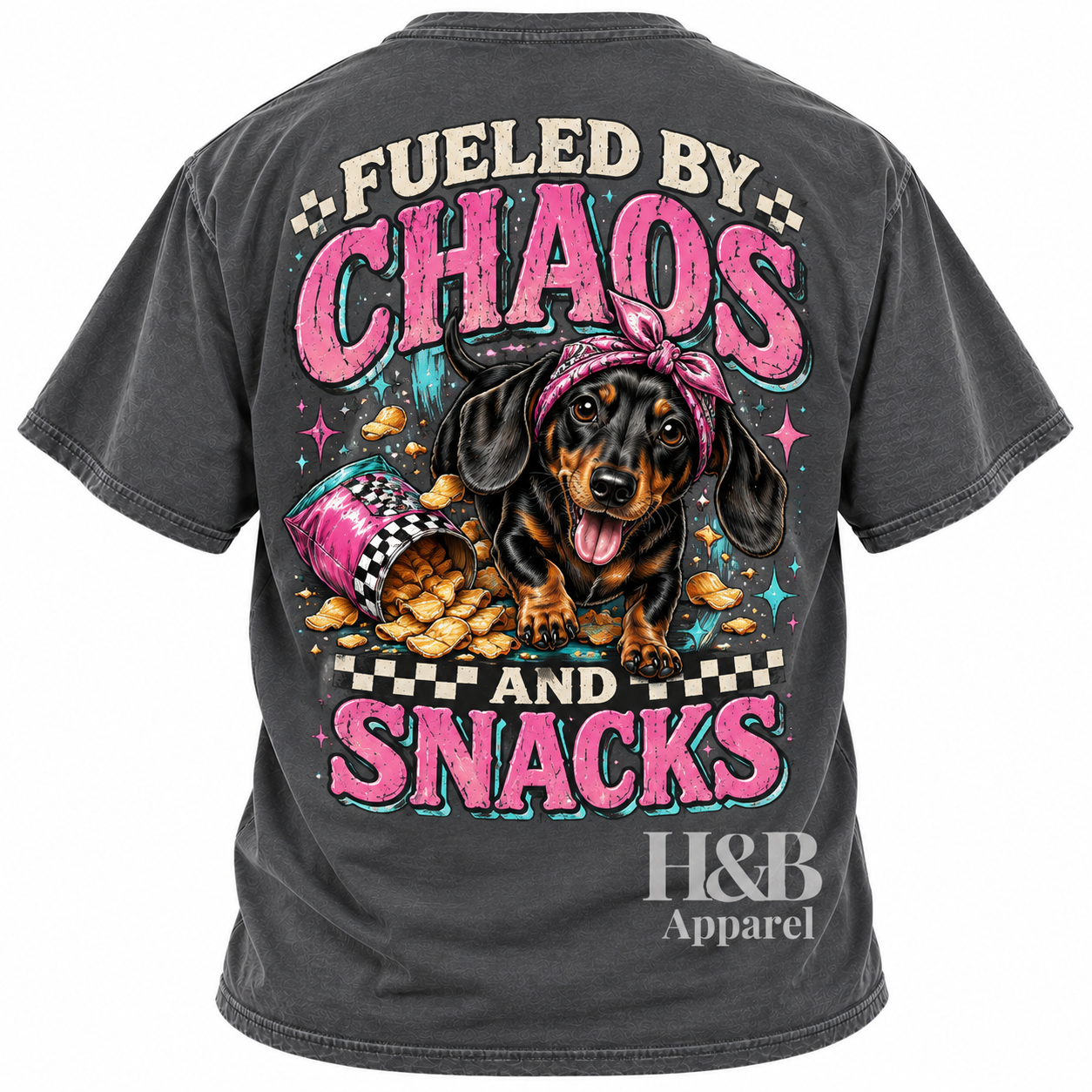 Fueled By Chaos & Snacks Graphic Tee