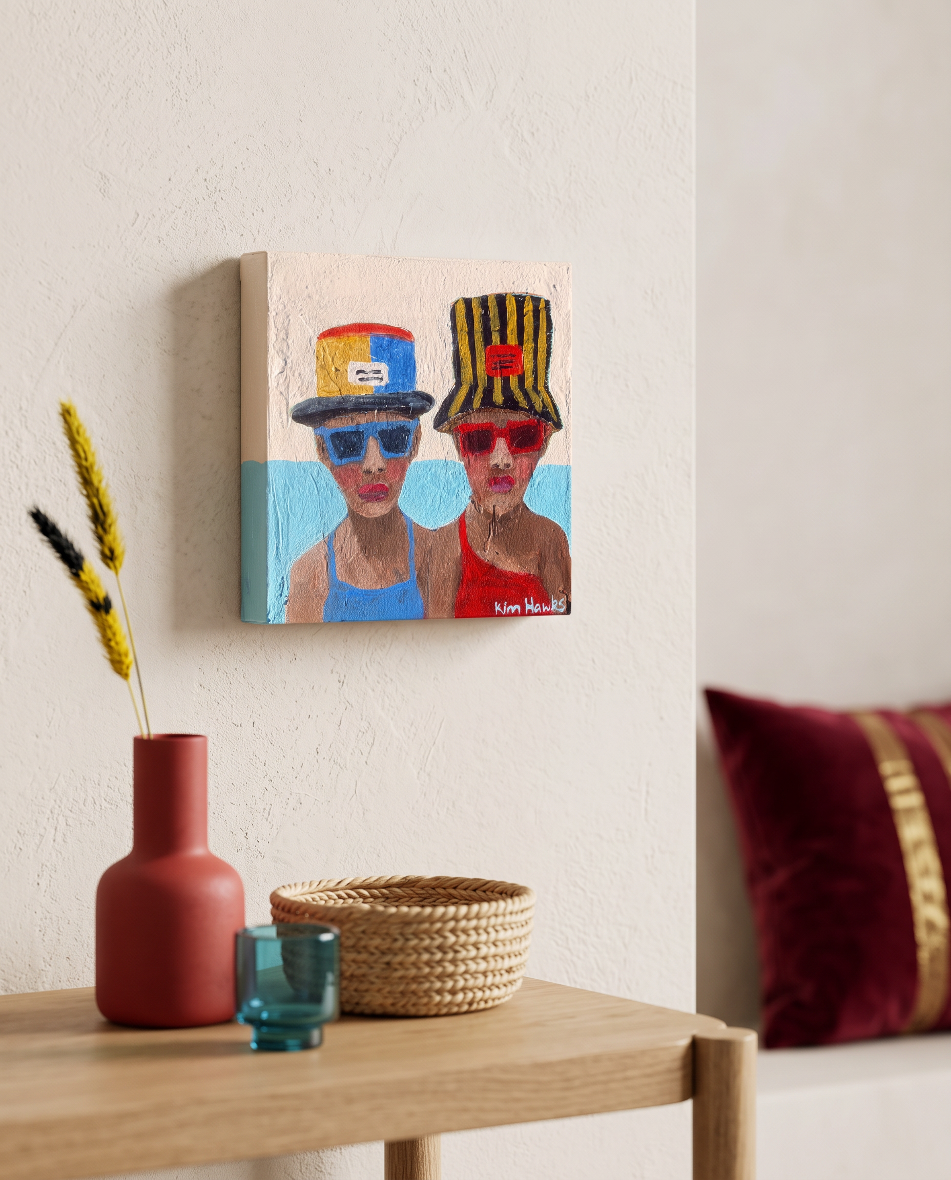 Firefly_Gemini Flash_Create a photorealistic, beautifully styled interior room using the reference artwork 675721.png