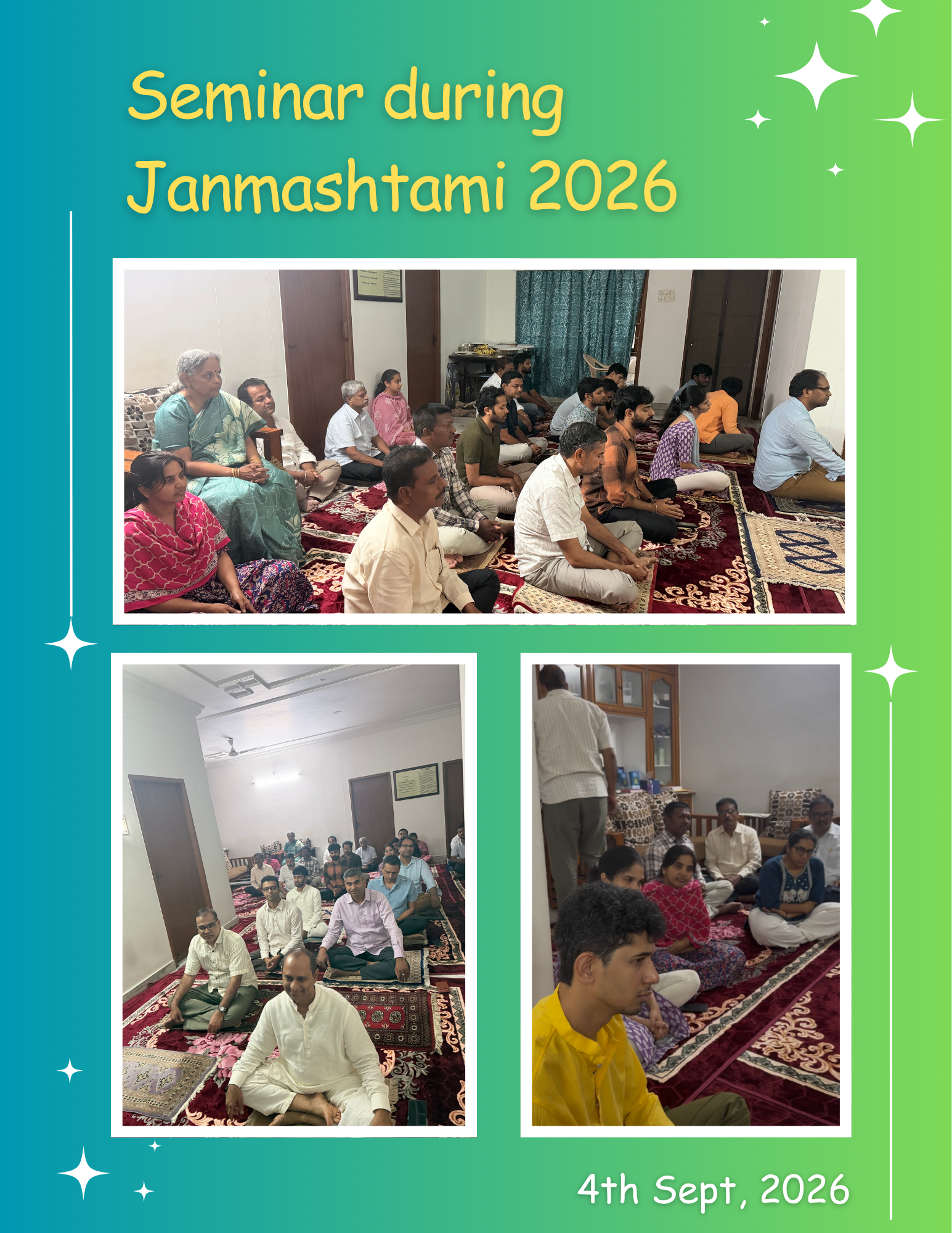 A DAY OF LEARNING: SEMINAR HIGHLIGHTS FROM HYDERABAD (2026 JANMASHTAMI)