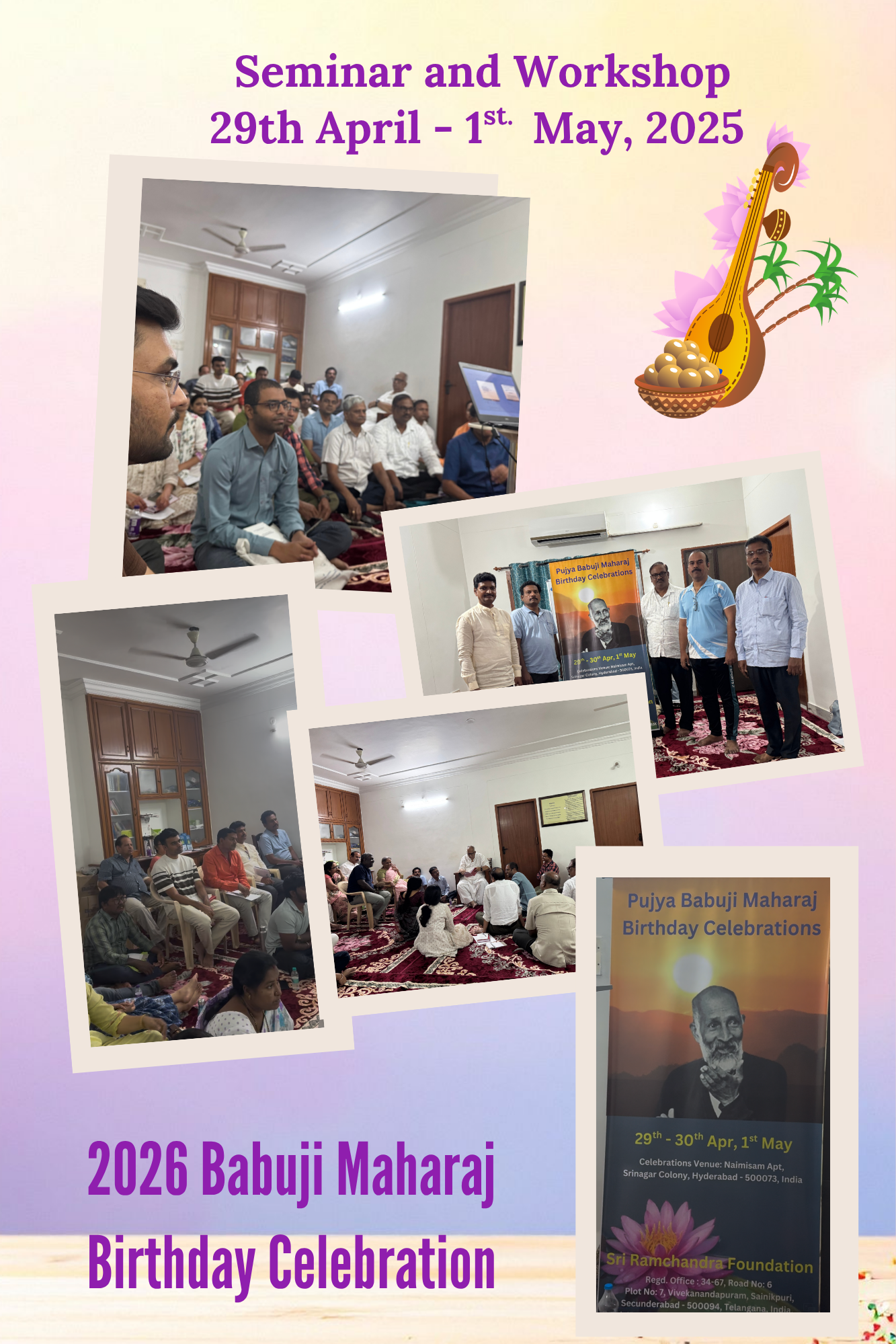 2026 Hyderabad Seminar and Workshop during Babuji Birthday Celebration