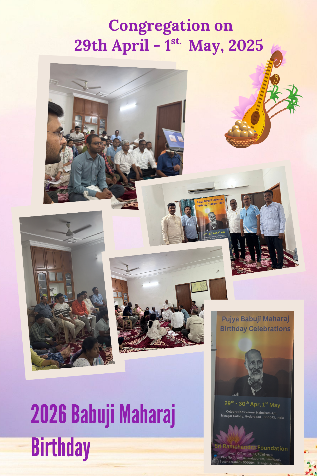 2026 congregation during Babuji Birthday (Hyderabad)