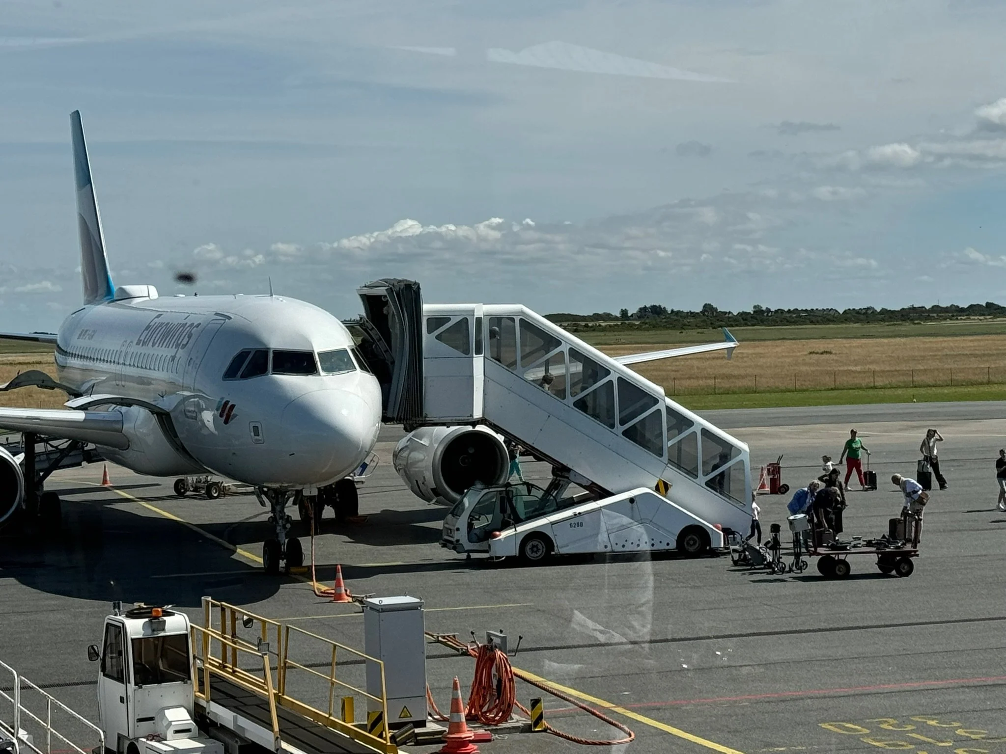 Mit dem Flugzeug