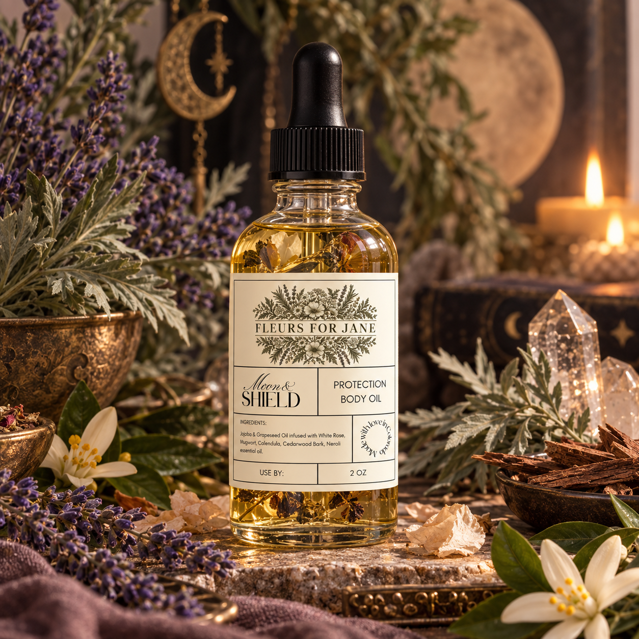 Moon & Shield Protection Body Oil