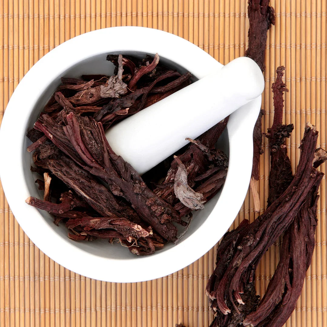ou can use Alkanet root for skin cleaning and healing because it has anti-inflammatory effects. Alkanet root heals burn scars in addition to preventing skin infections and inflammation. Due to its naturally occurring anti-inflammatory characteristics