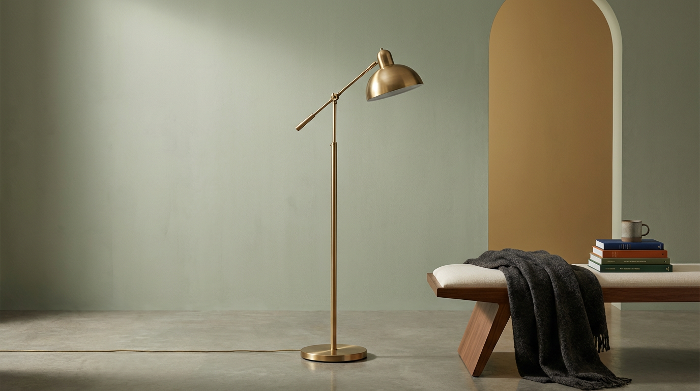 Brass Floor Lamp