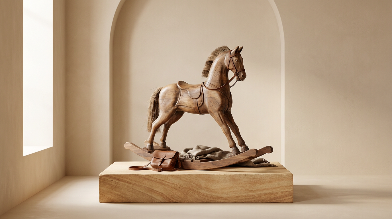 Wooden Rocking Horse
