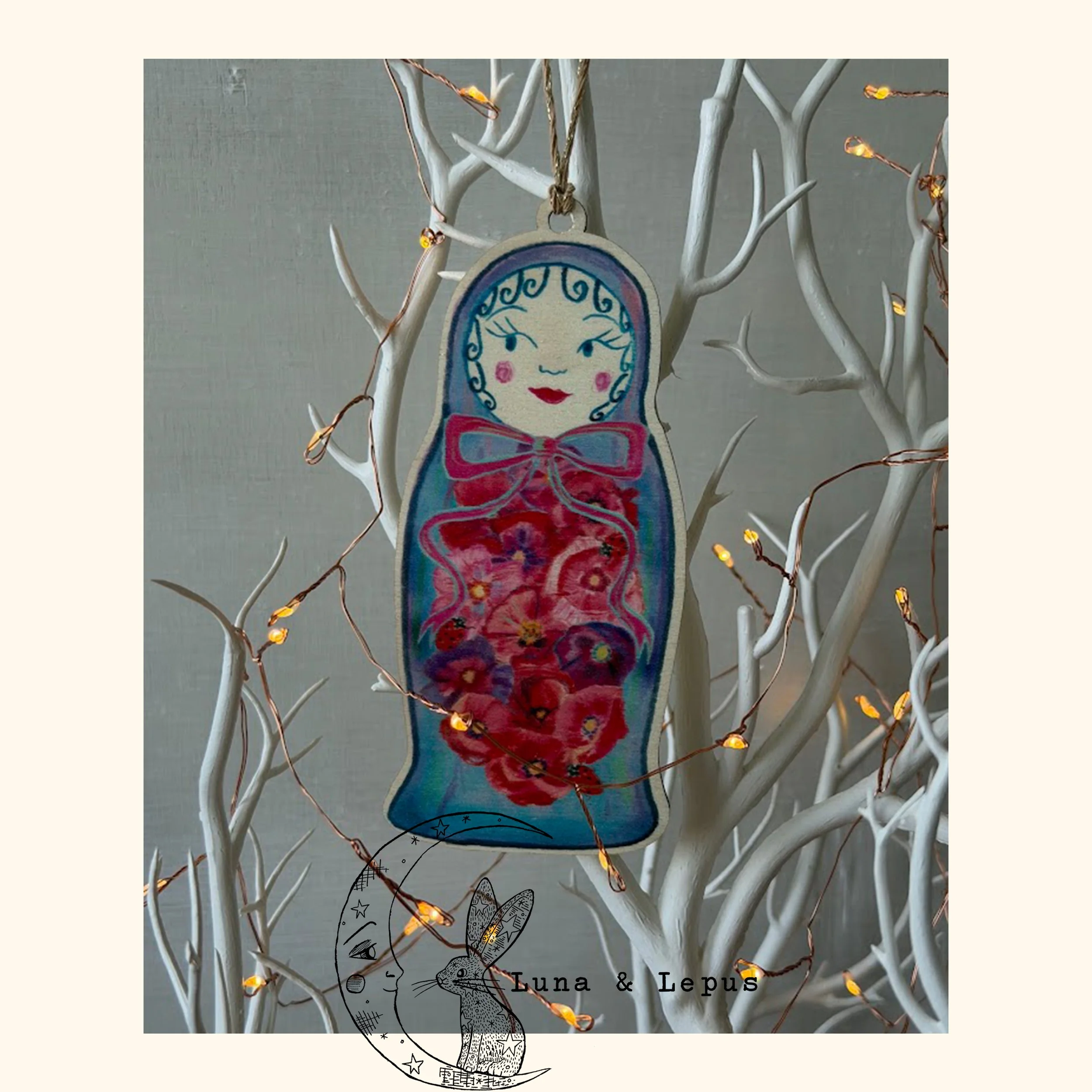 Nesting Doll Christmas Tree Decoration