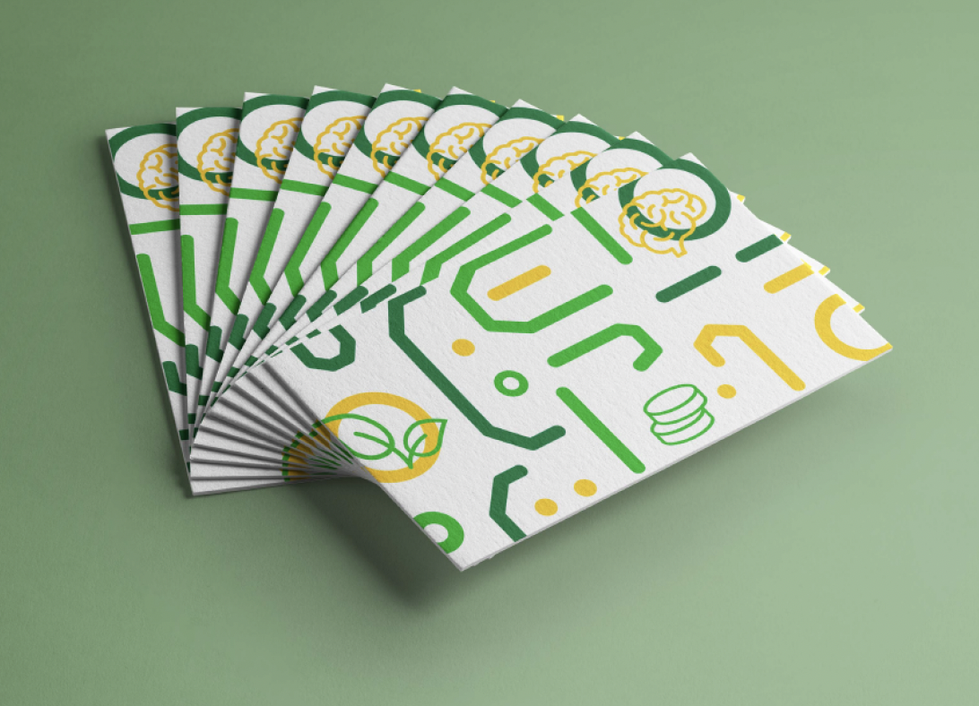 Visual identity and organisational collateral, including stationery, business cards and communications materials, for a UK Aid–funded programme advancing sustainable energy and economic development.
