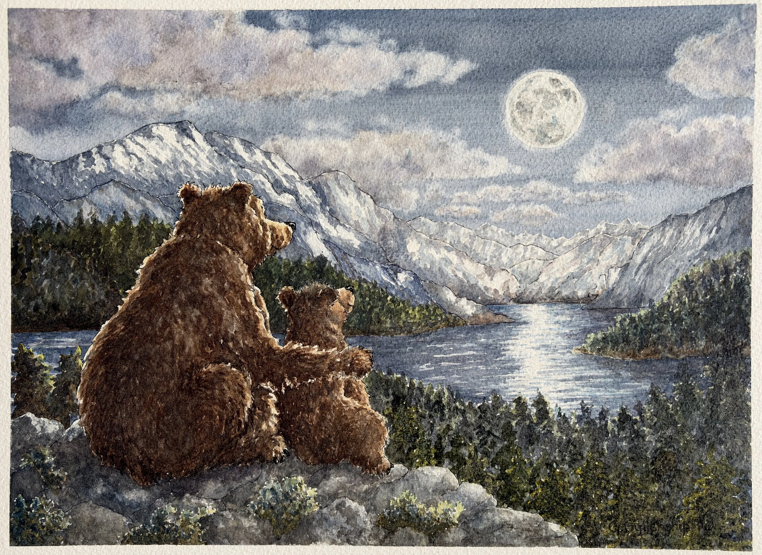 Night Watch 14.5 x 10.5

