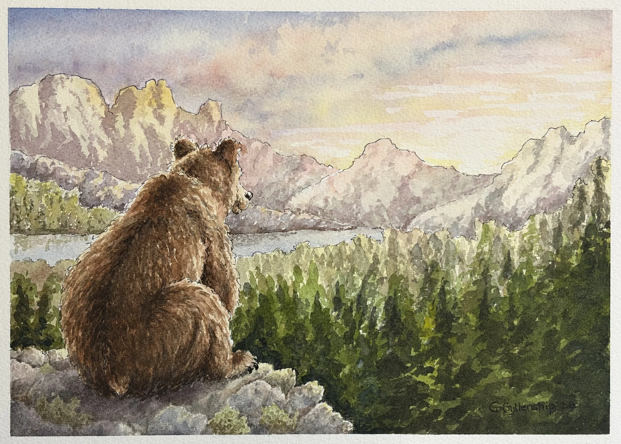 Mountain Bear 13 x 9
