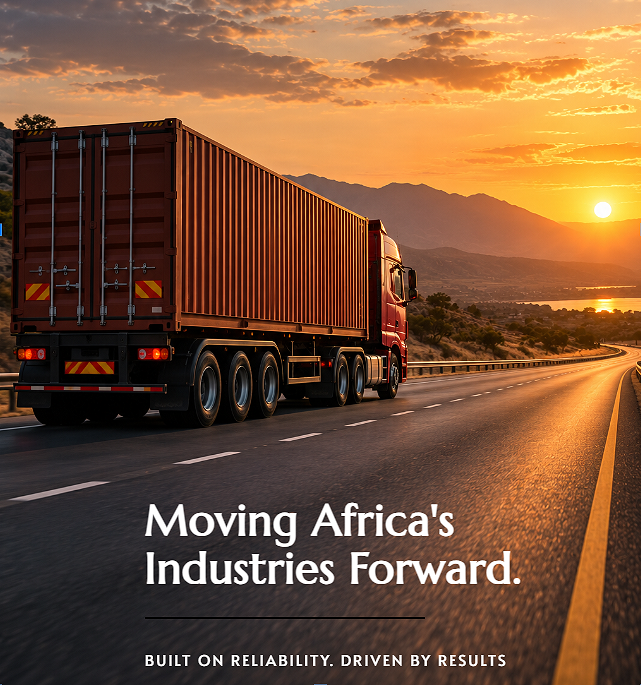 Heavy truck transporting cargo for regional logistics operations