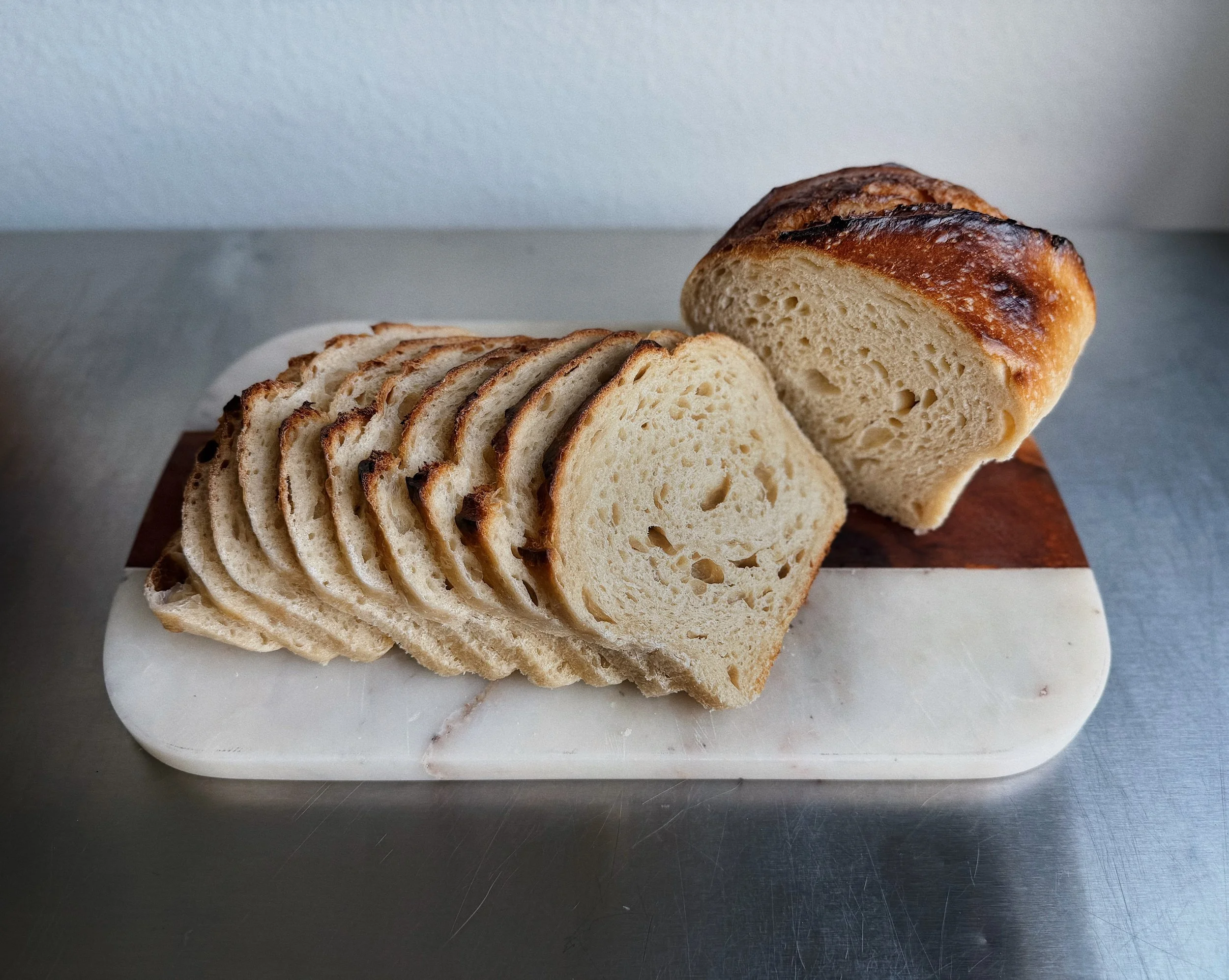 Soft Sandwich Sourdough Loaf