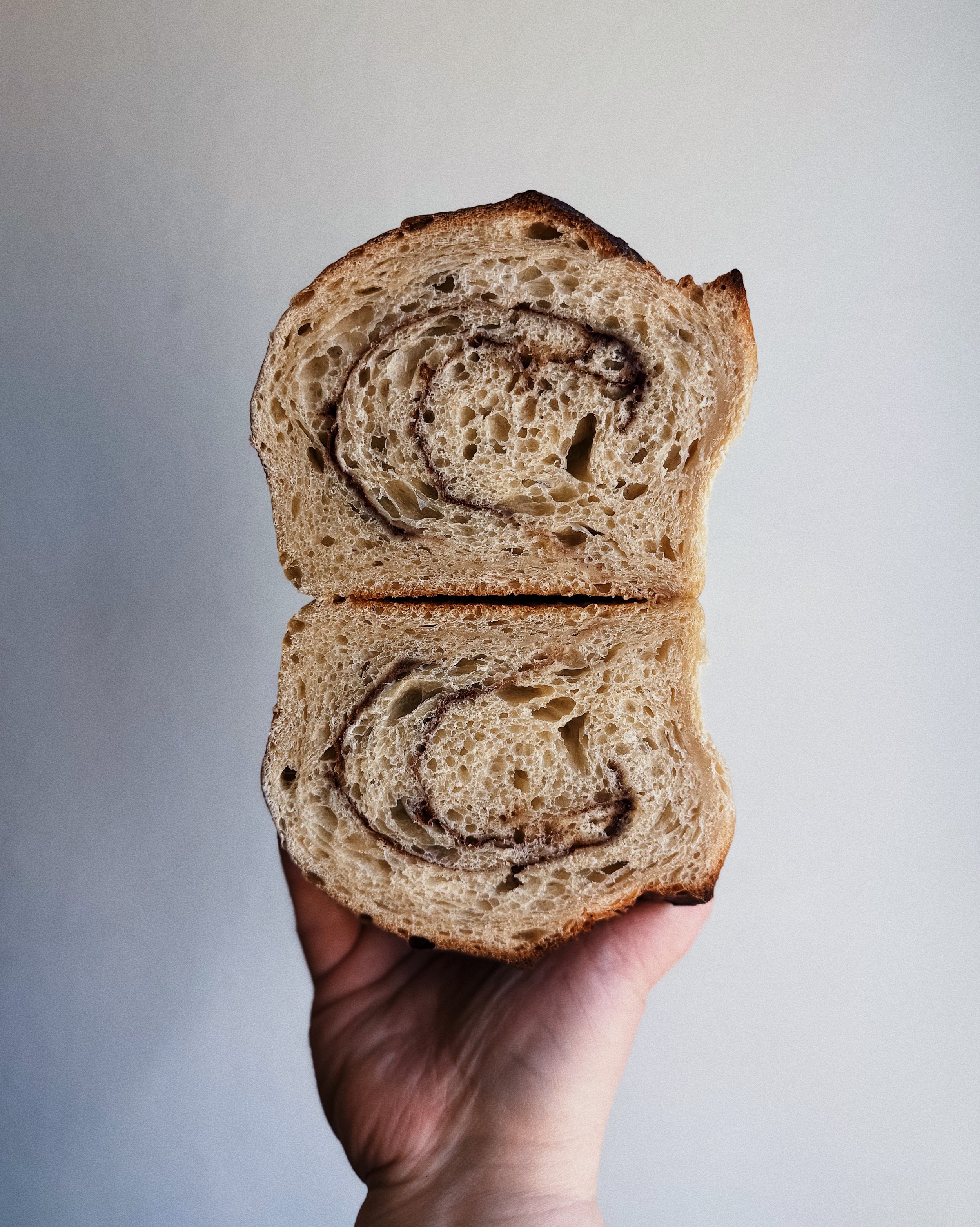 Cinnamon Swirl Soft Sandwich Sourdough Loaf