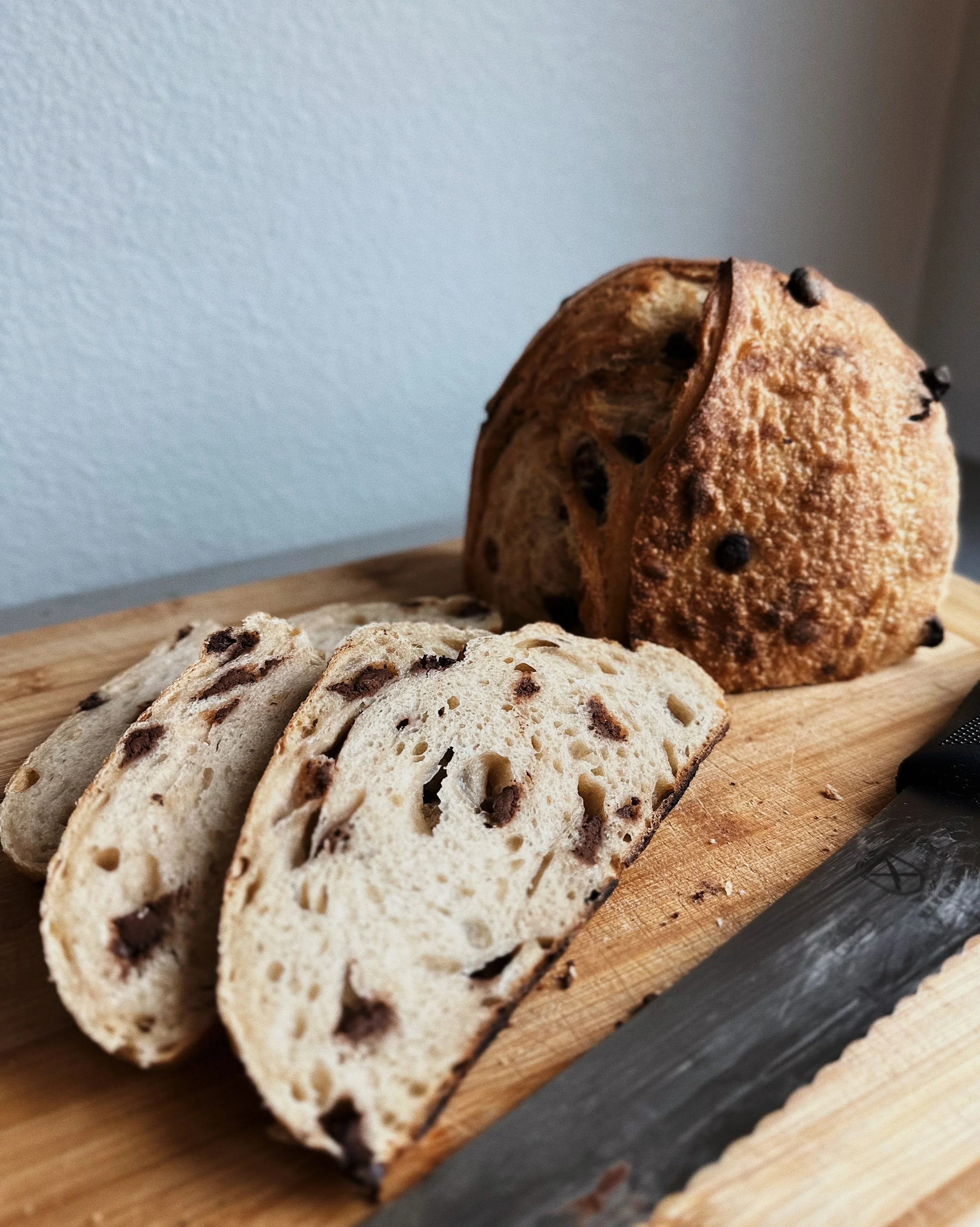 Chocolate Chip Sourdough Loaf
