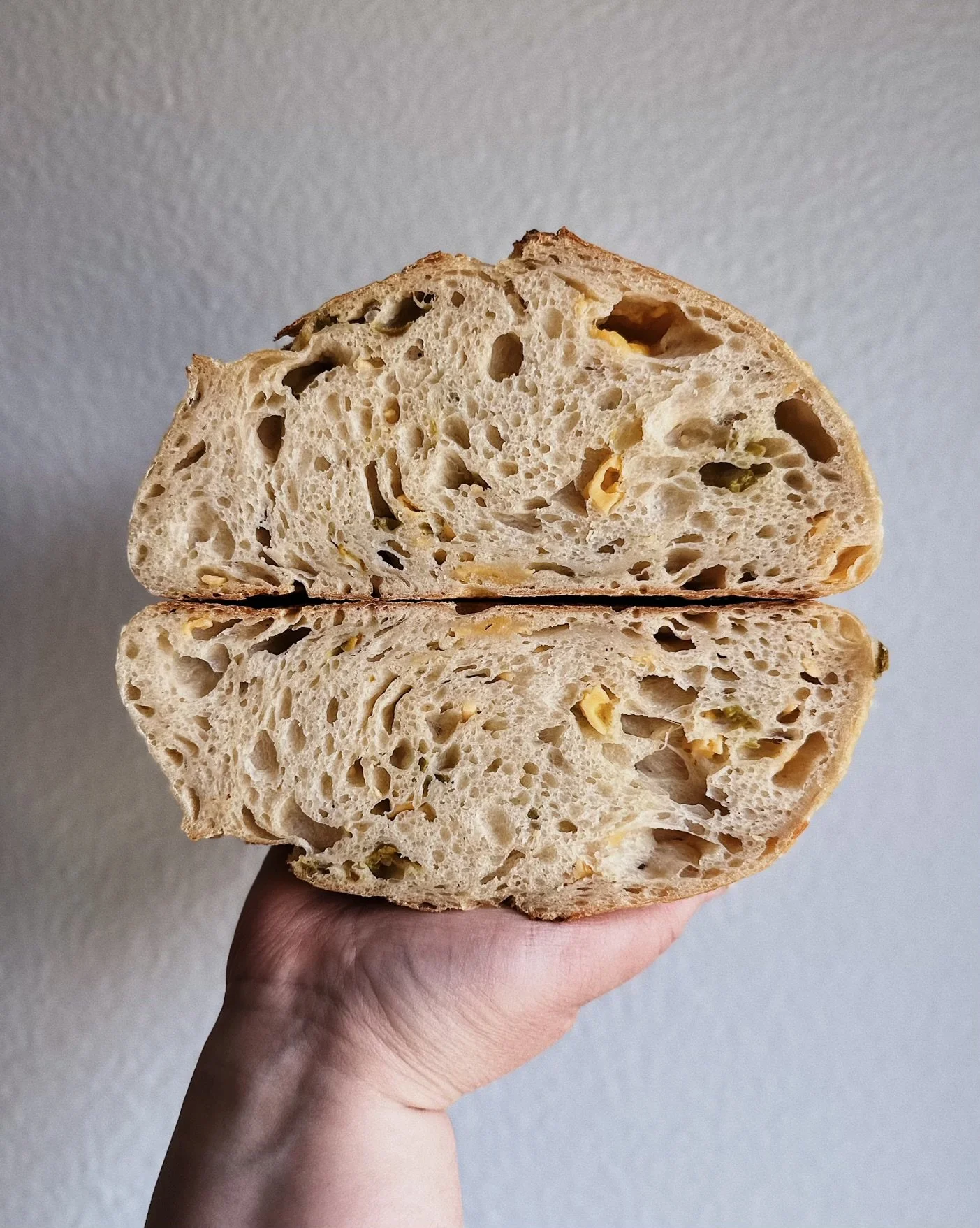 Jalapeño Cheddar Sourdough Loaf