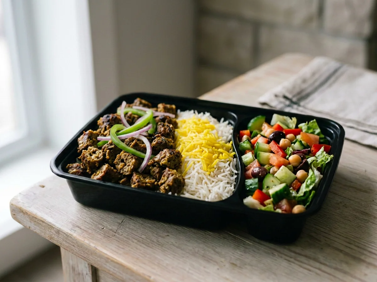 lamb Shish rice