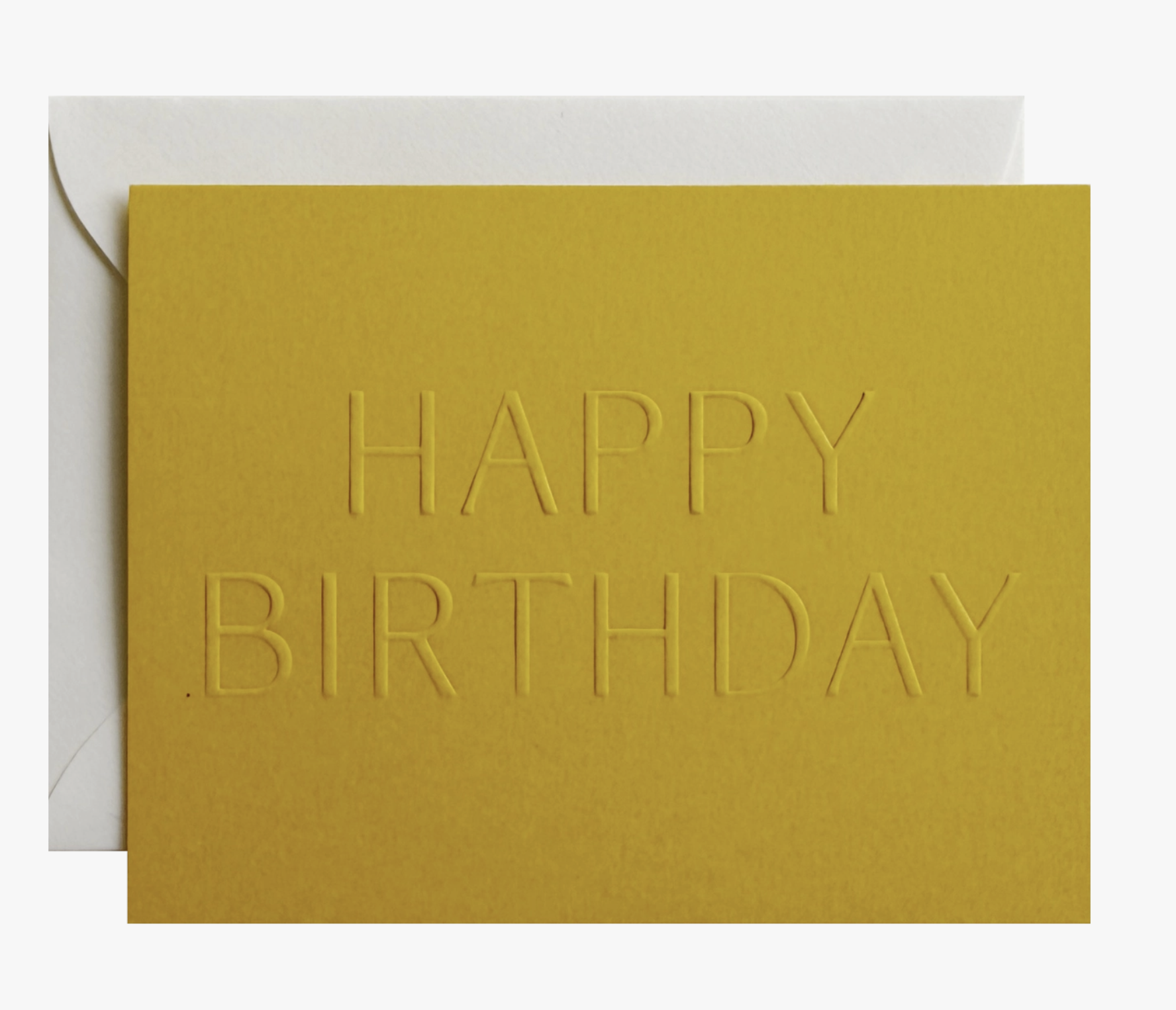 Blind Embossed Birthday Card