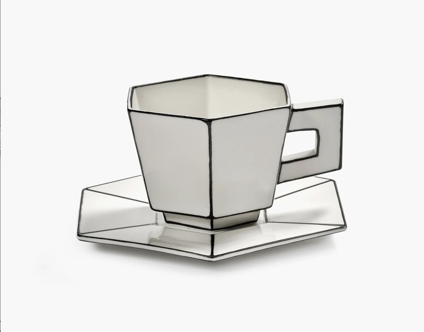 Carte Blanche Cappuccino Cup & Saucer | Serax