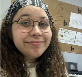Raquel Tomàs, professora de llenguatge musical, combos i sensibilització musical amb els infants de 3 a 6 anys