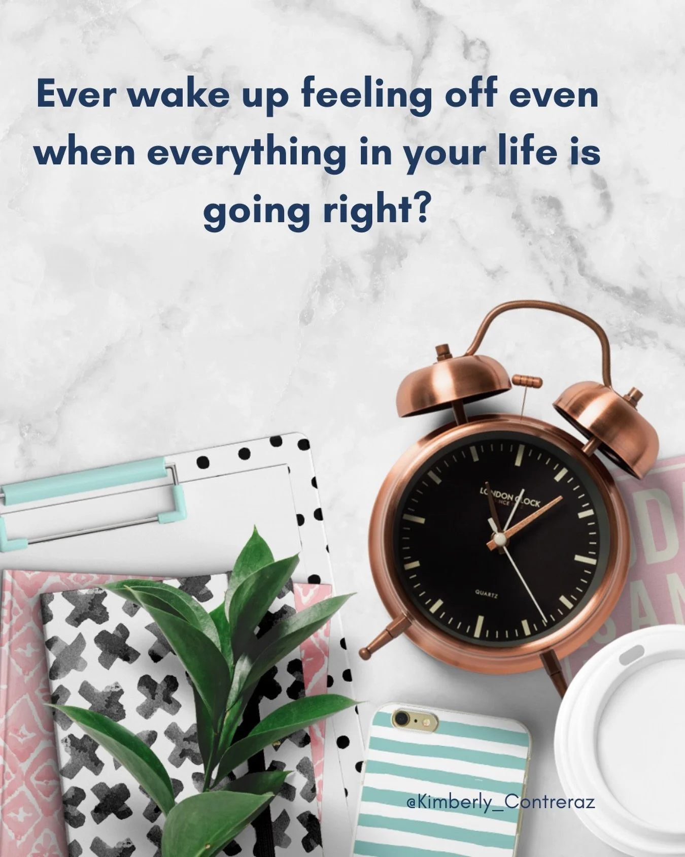 Do you ever have those days where you wake up and feel off but you can&rsquo;t quite put your finger on what the problem is? You look around and everything seems perfect but yet you know something is off.

Your life is exactly what you think it shoul
