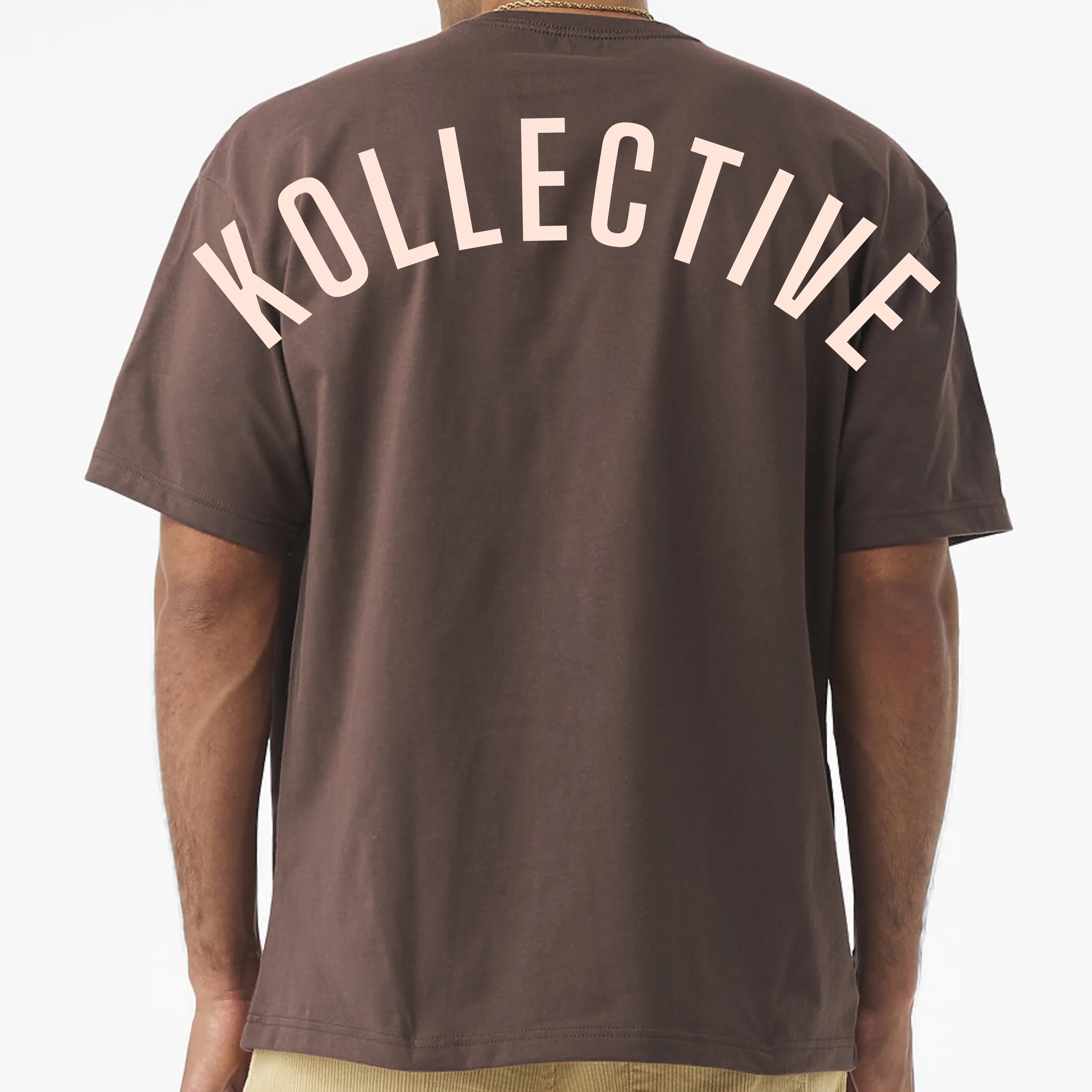 OVERSIZE BROWN T