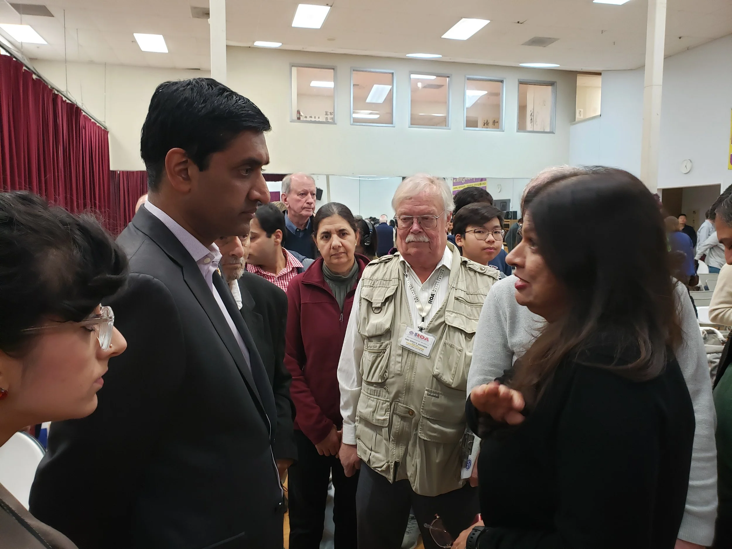 with U.S. Rep. Ro Khanna