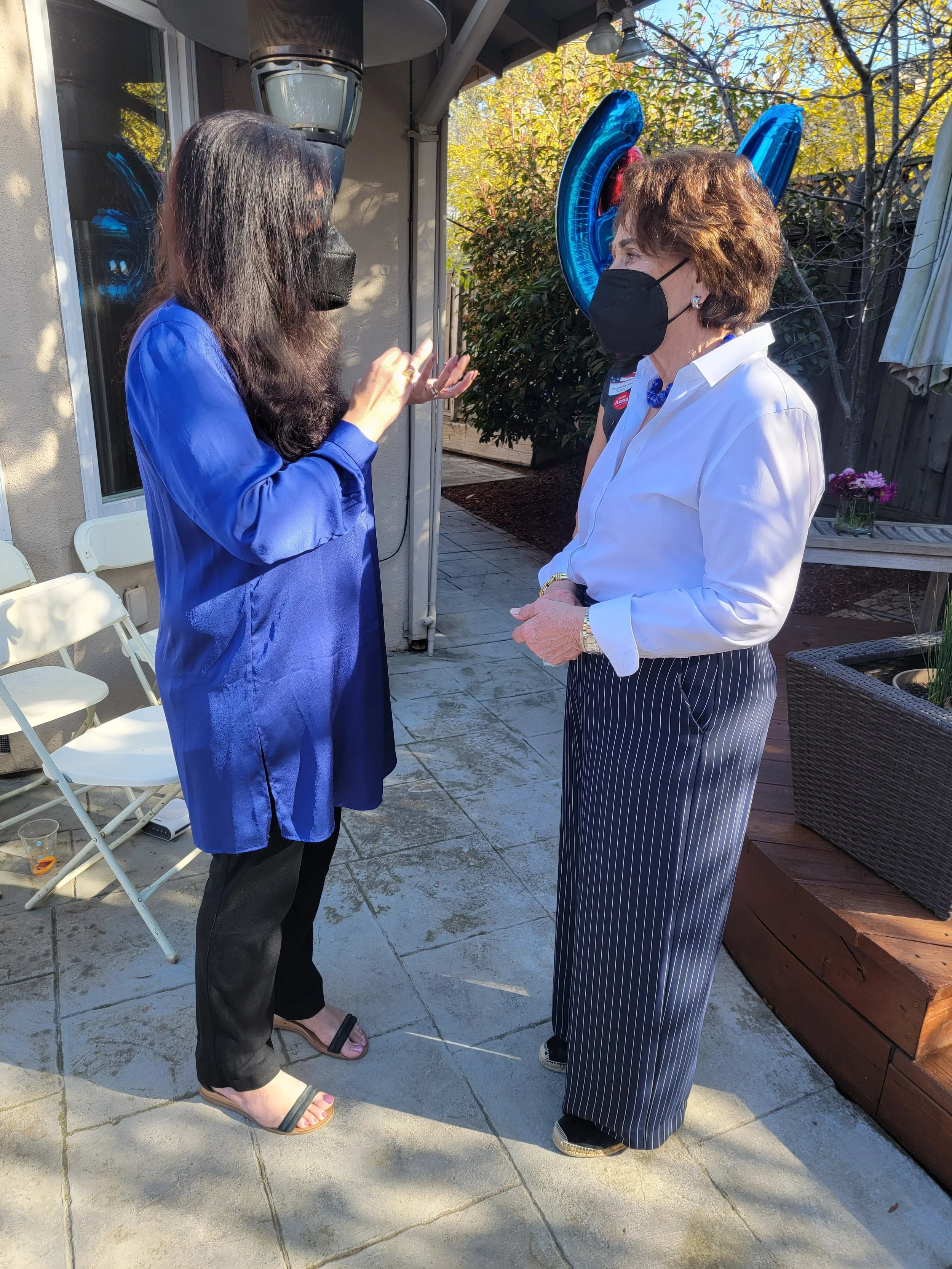 with U.S. Rep. Anna Eshoo
