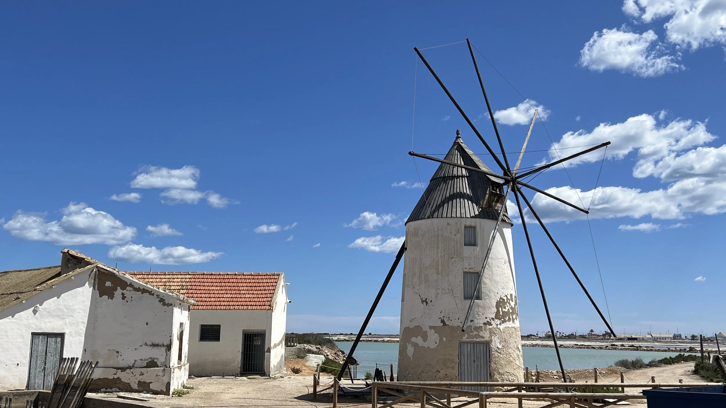 mill close to the beach on San Pedro del Pinatar