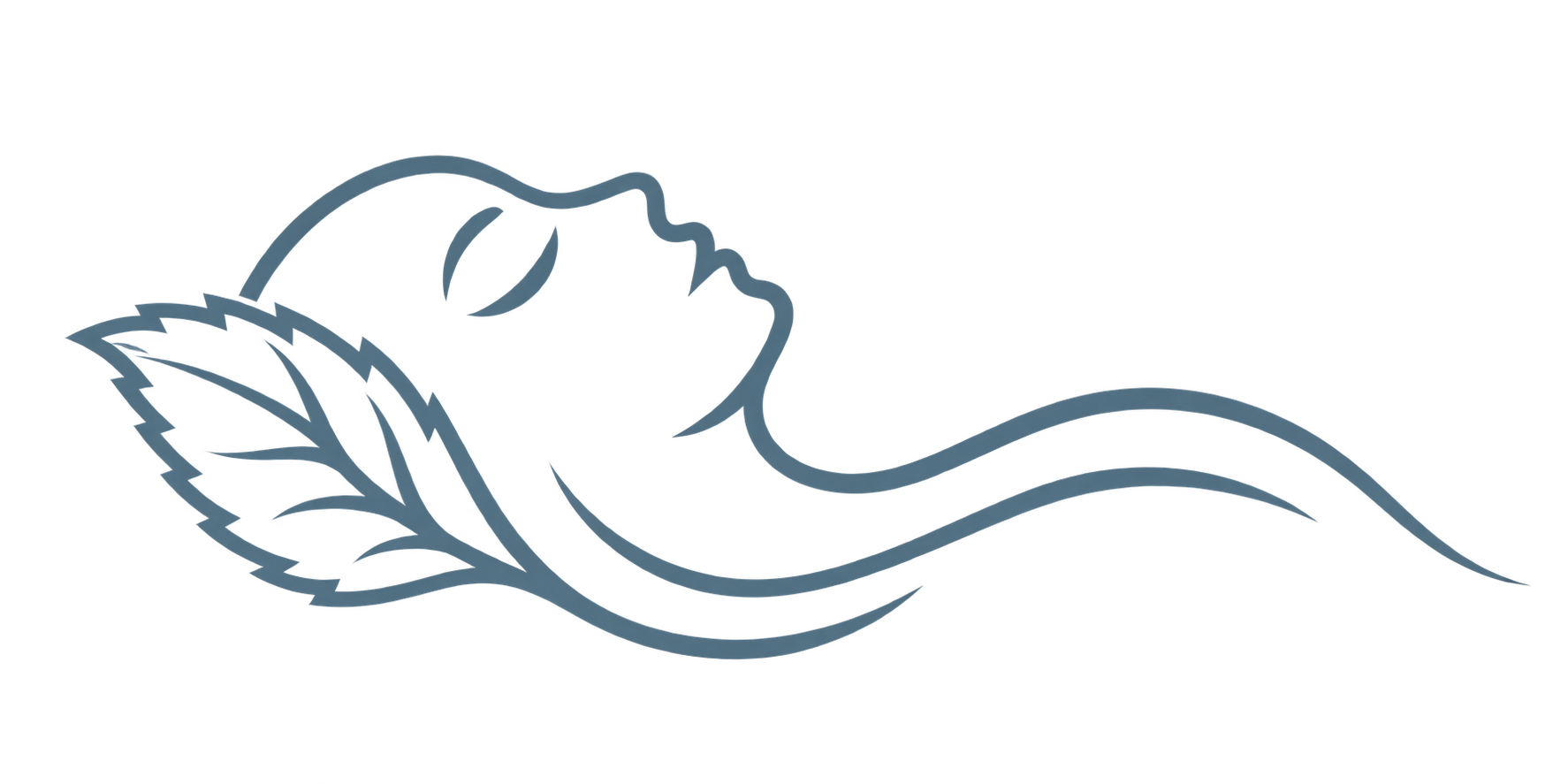 Illustration representing relaxation through gentle massage and rest