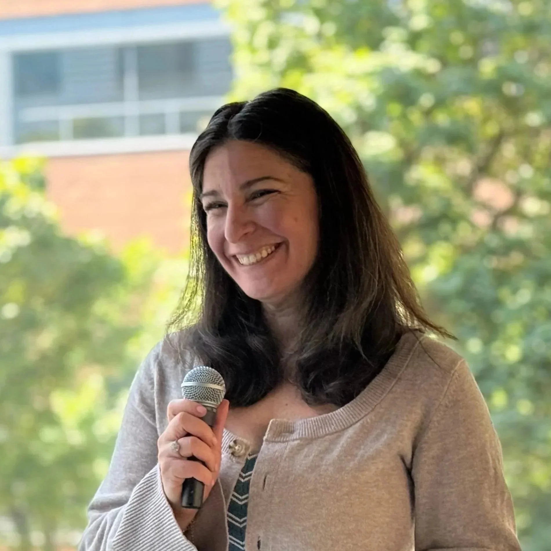 Katie Statman-Weil leading an interactive workshop