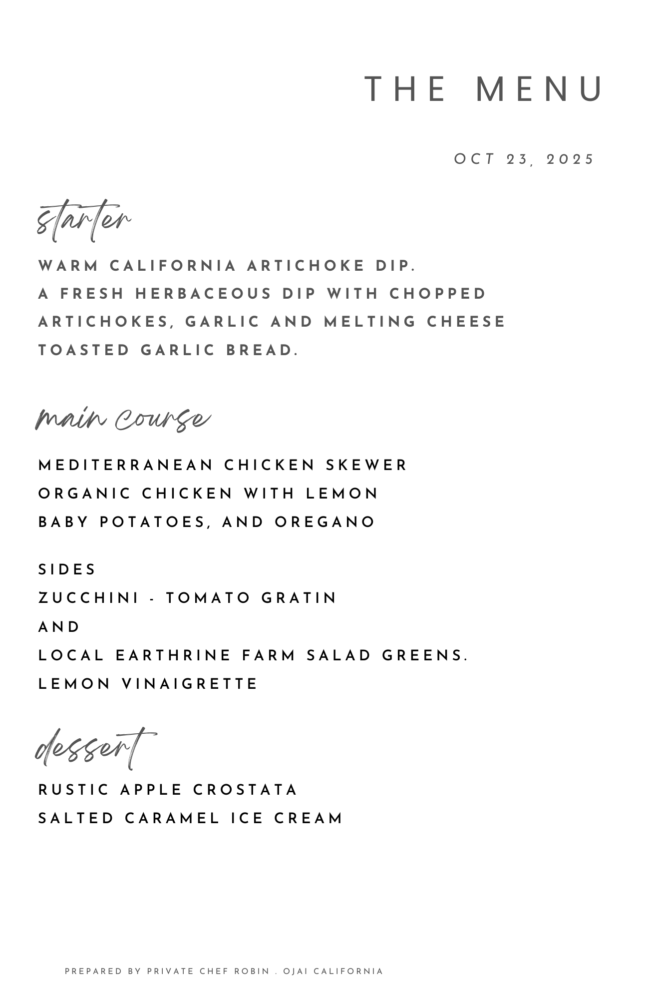 Private Dining Sample 2
